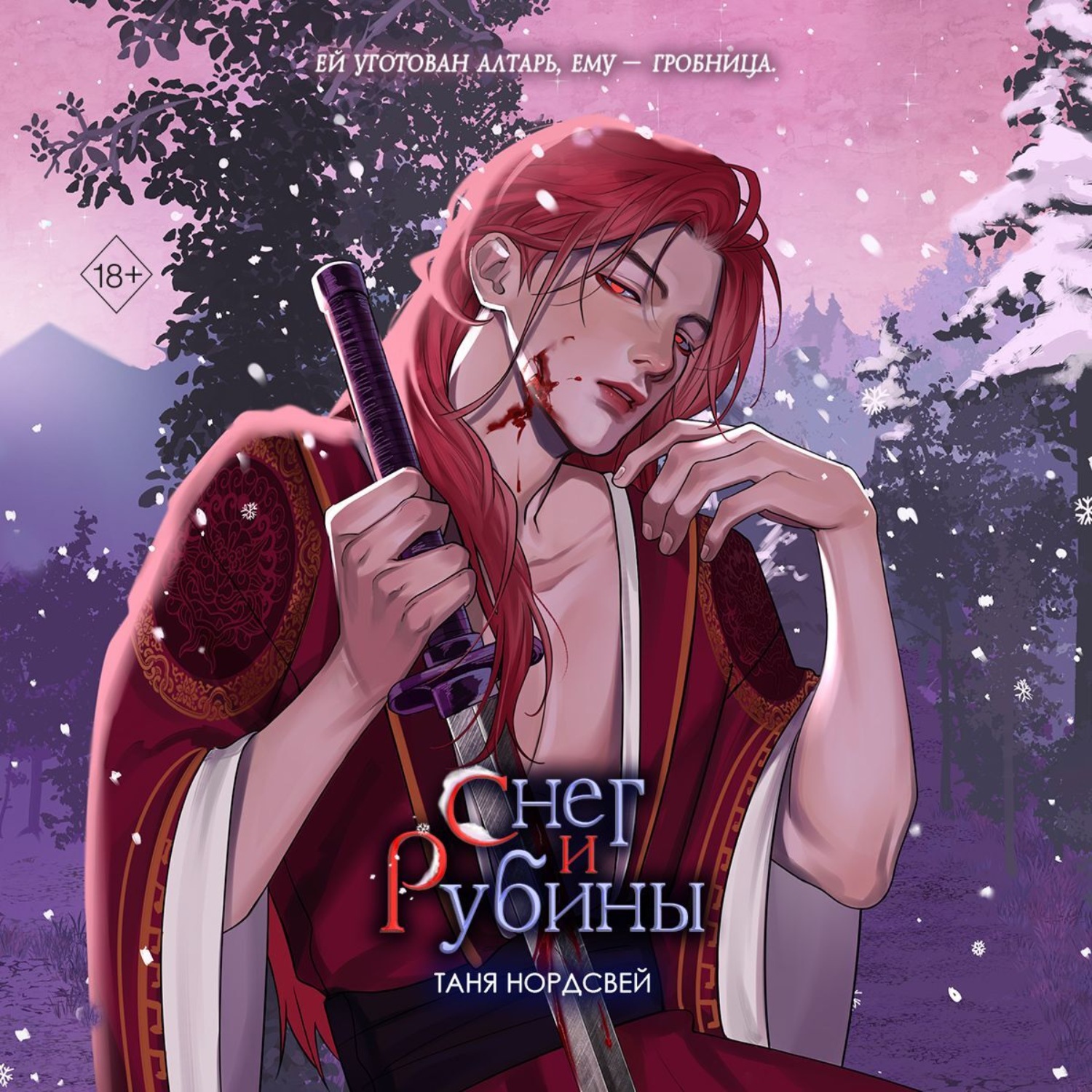 Обложка книги «Снег и рубины»