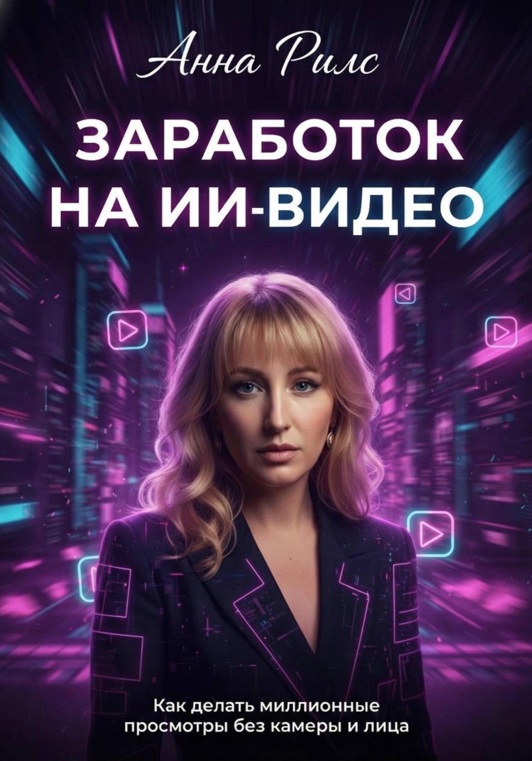 Обложка книги «Заработок на ИИ-видео»