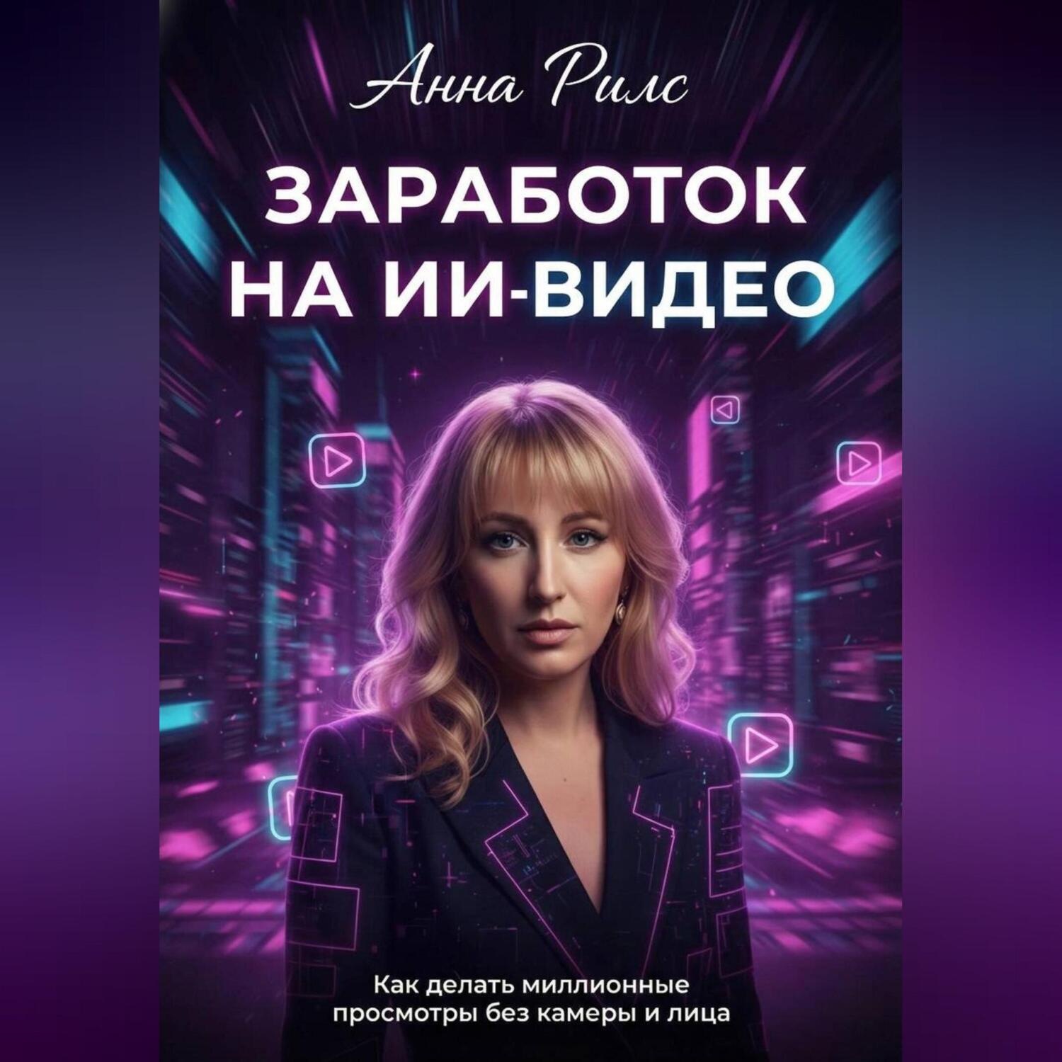 Обложка книги «Заработок на ИИ-видео»