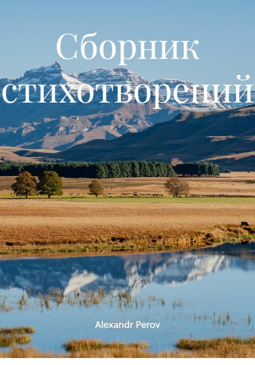 Обложка книги «Сборник стихотворений»