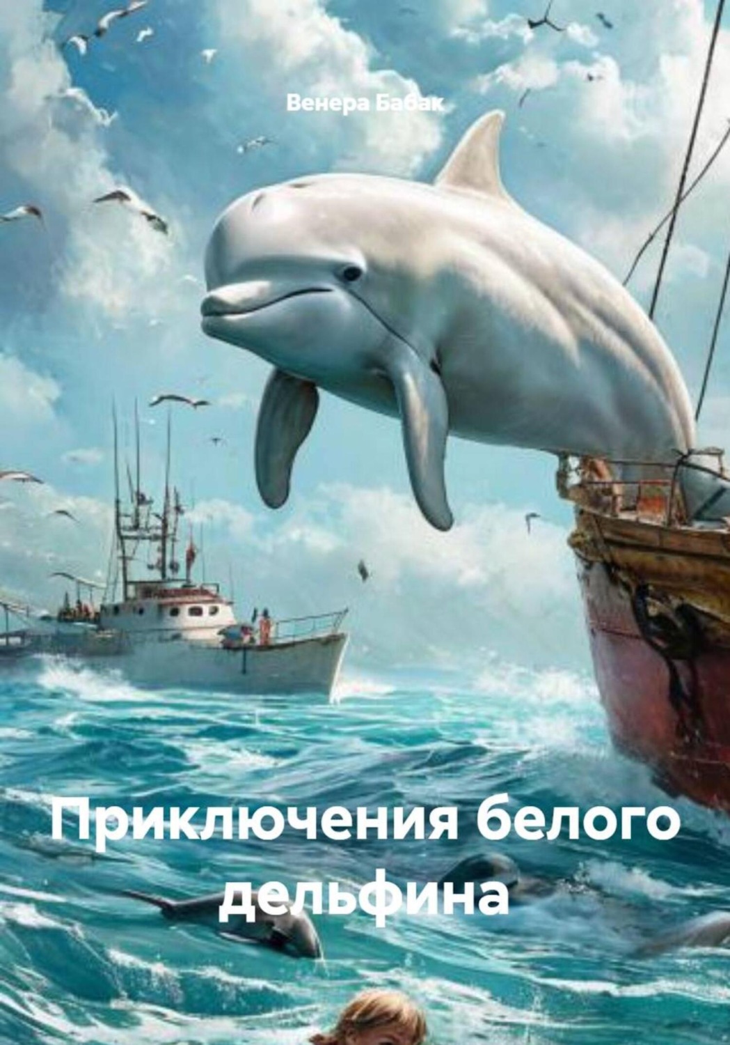 Обложка книги «Приключения белого дельфина»