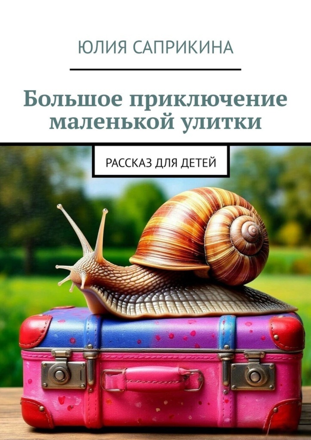 Обложка книги «Большое приключение маленькой улитки. Рассказ для детей»