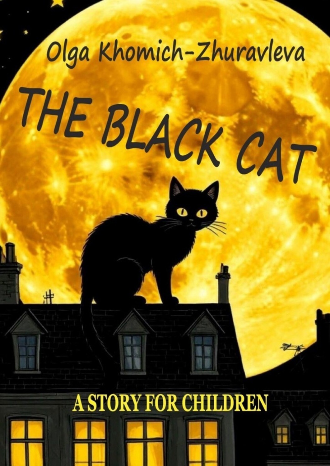 Обложка книги «The black cat»