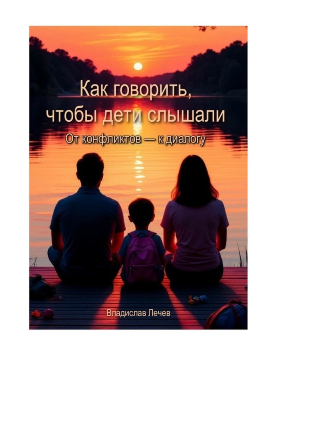 Обложка книги «Как говорить, чтобы дети слышали. От конфликтов – к диалогу»