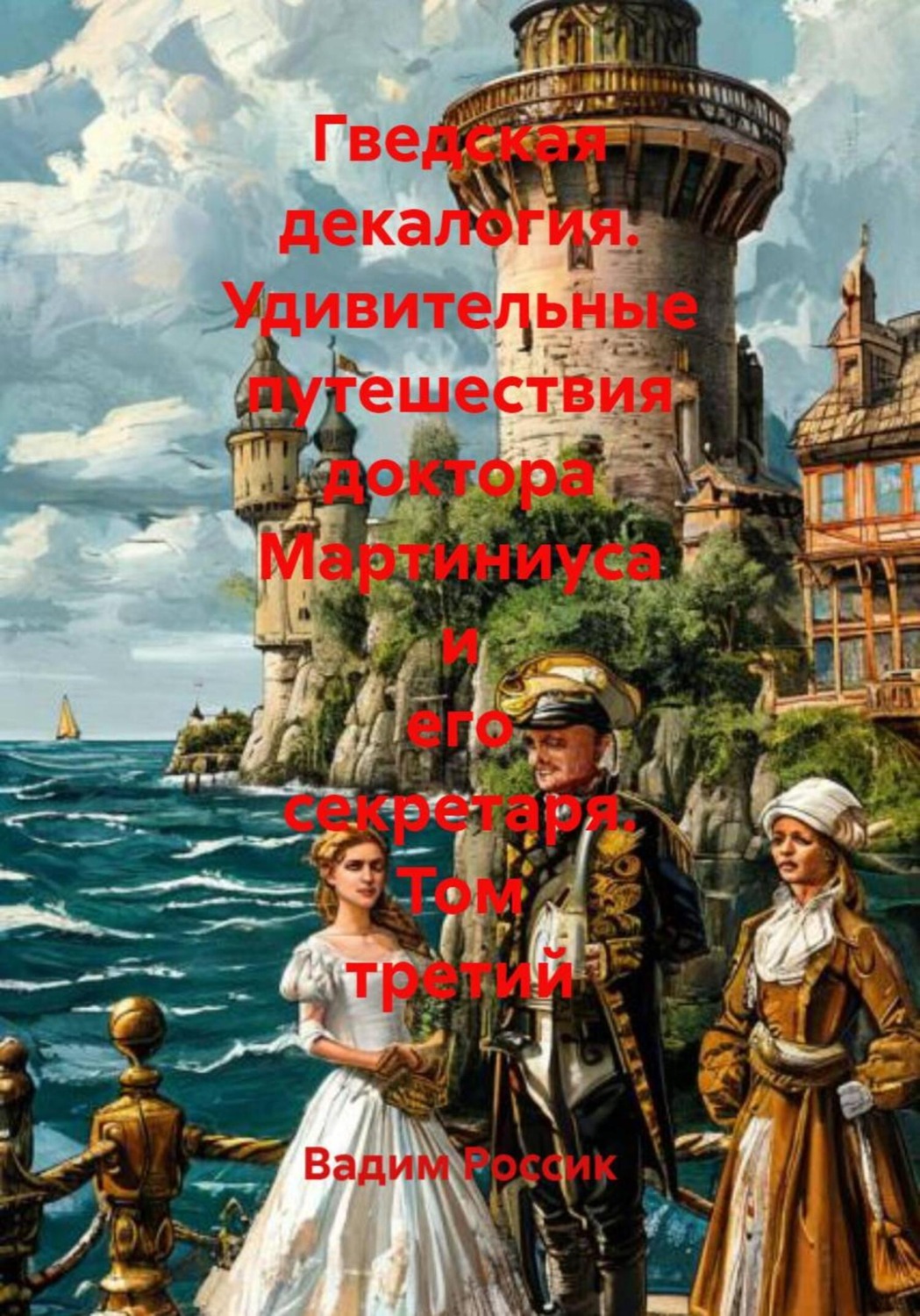 Обложка книги «Гведская декалогия. Удивительные путешествия доктора Мартиниуса и его секретаря. Том третий»
