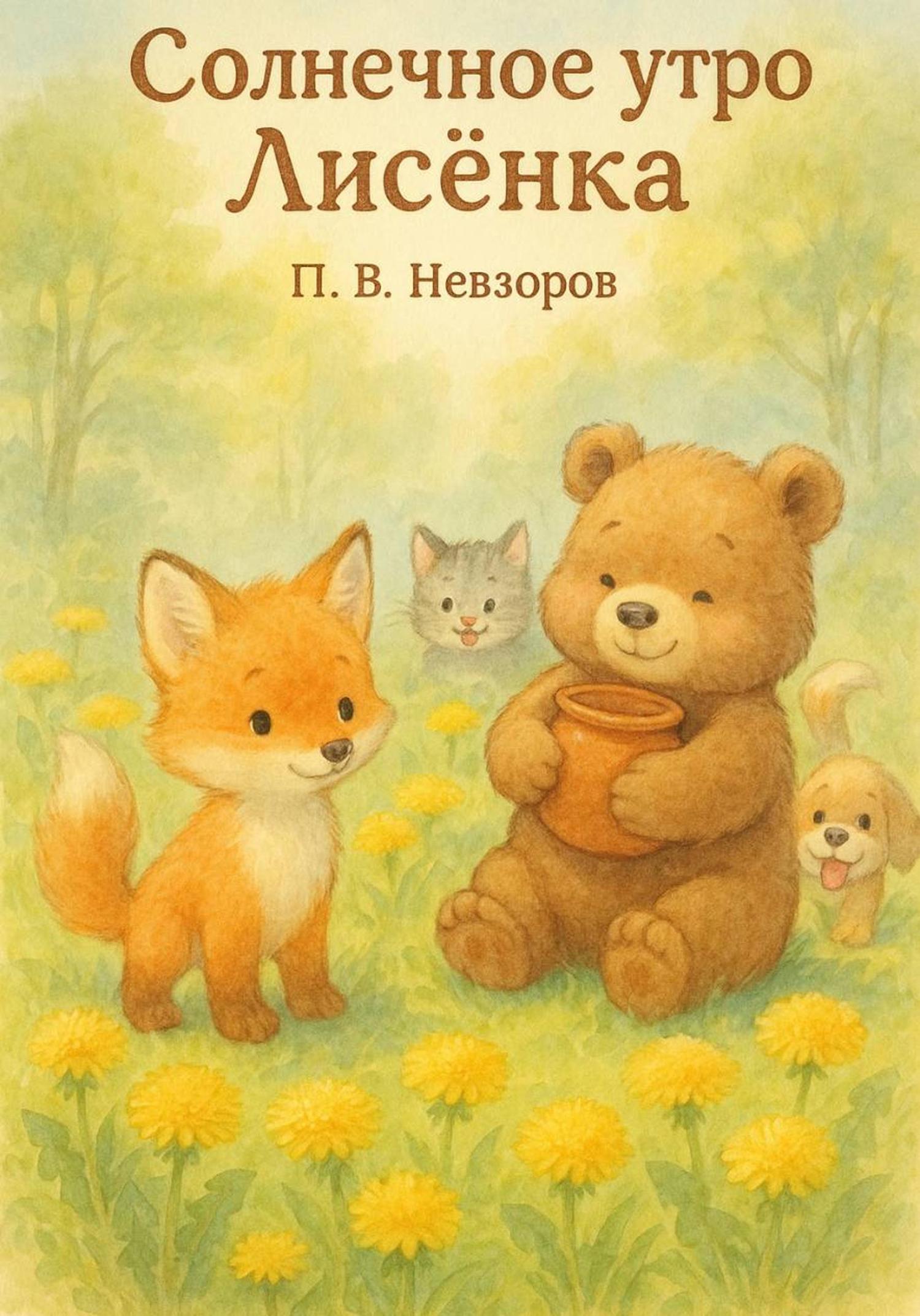 Обложка книги «Солнечное утро лисенка»