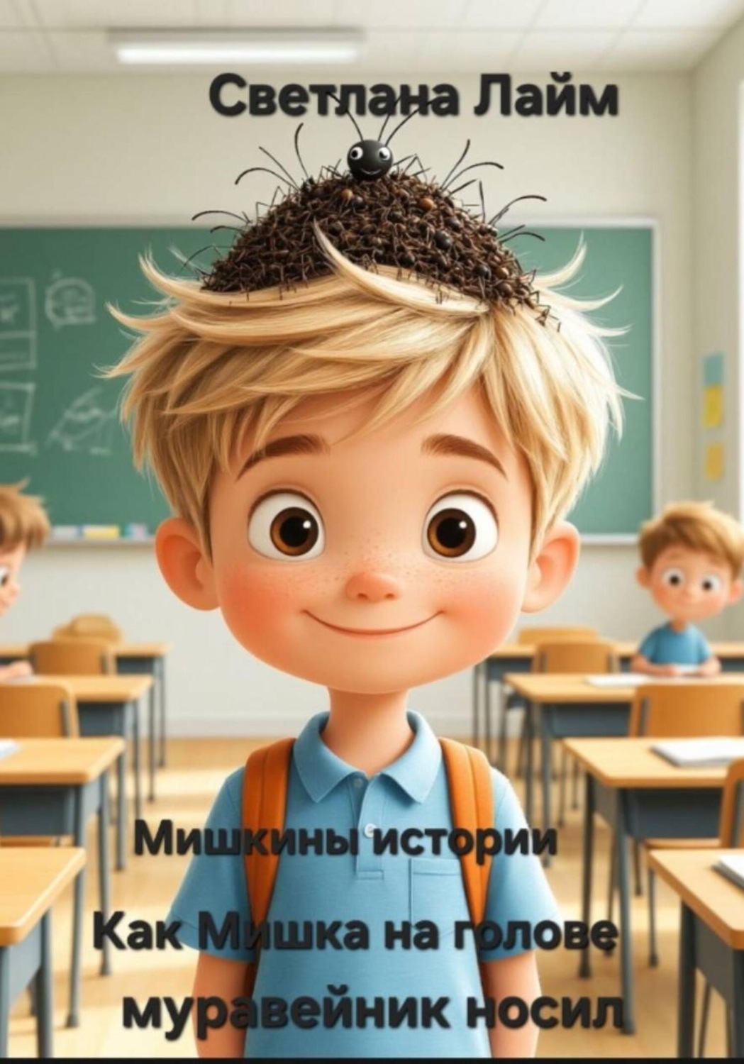 Обложка книги «Мишкины истории. Как Мишка на голове муравейник носил»