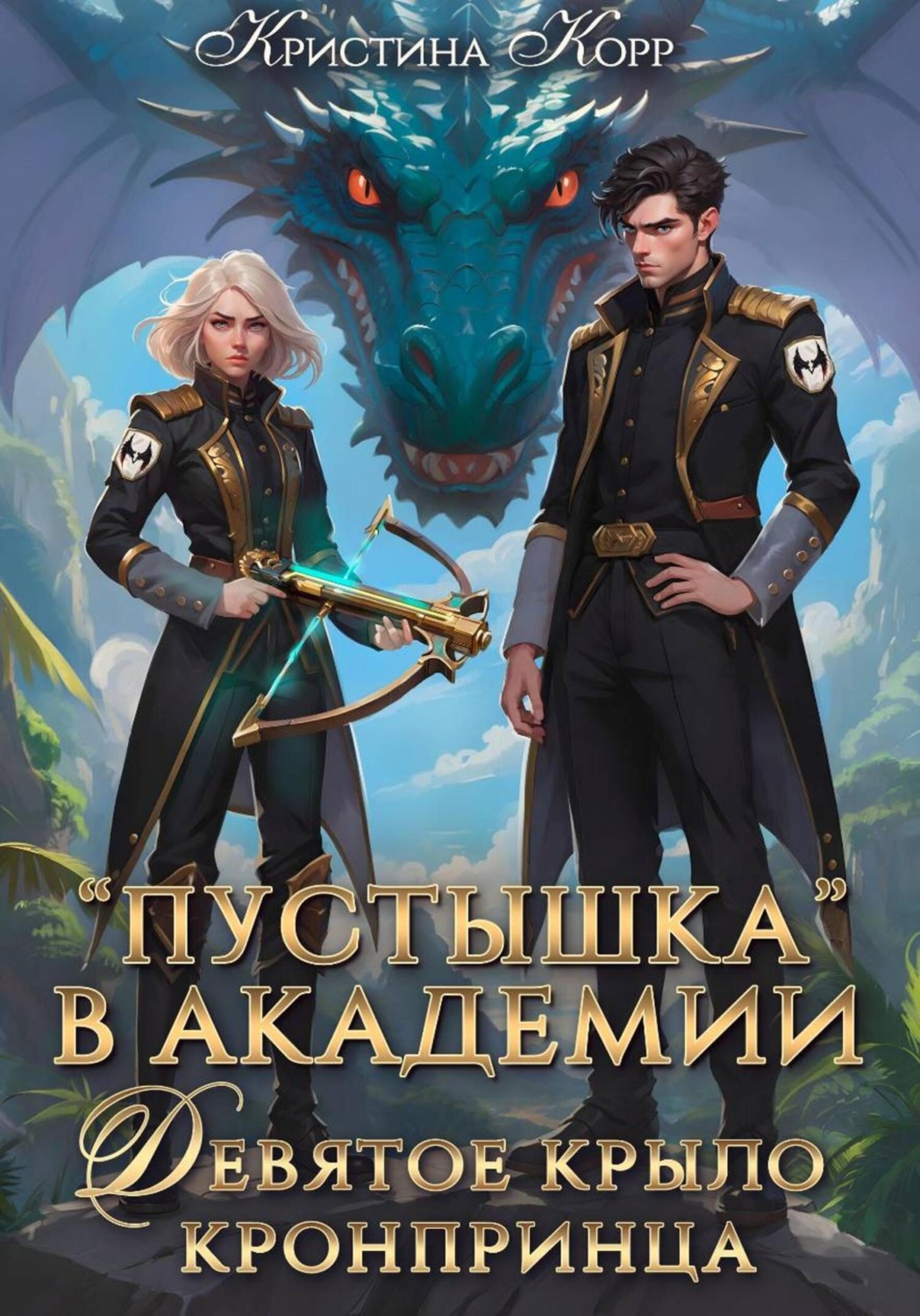 Обложка книги «Пустышка в академии. Девятое «крыло» кронпринца»