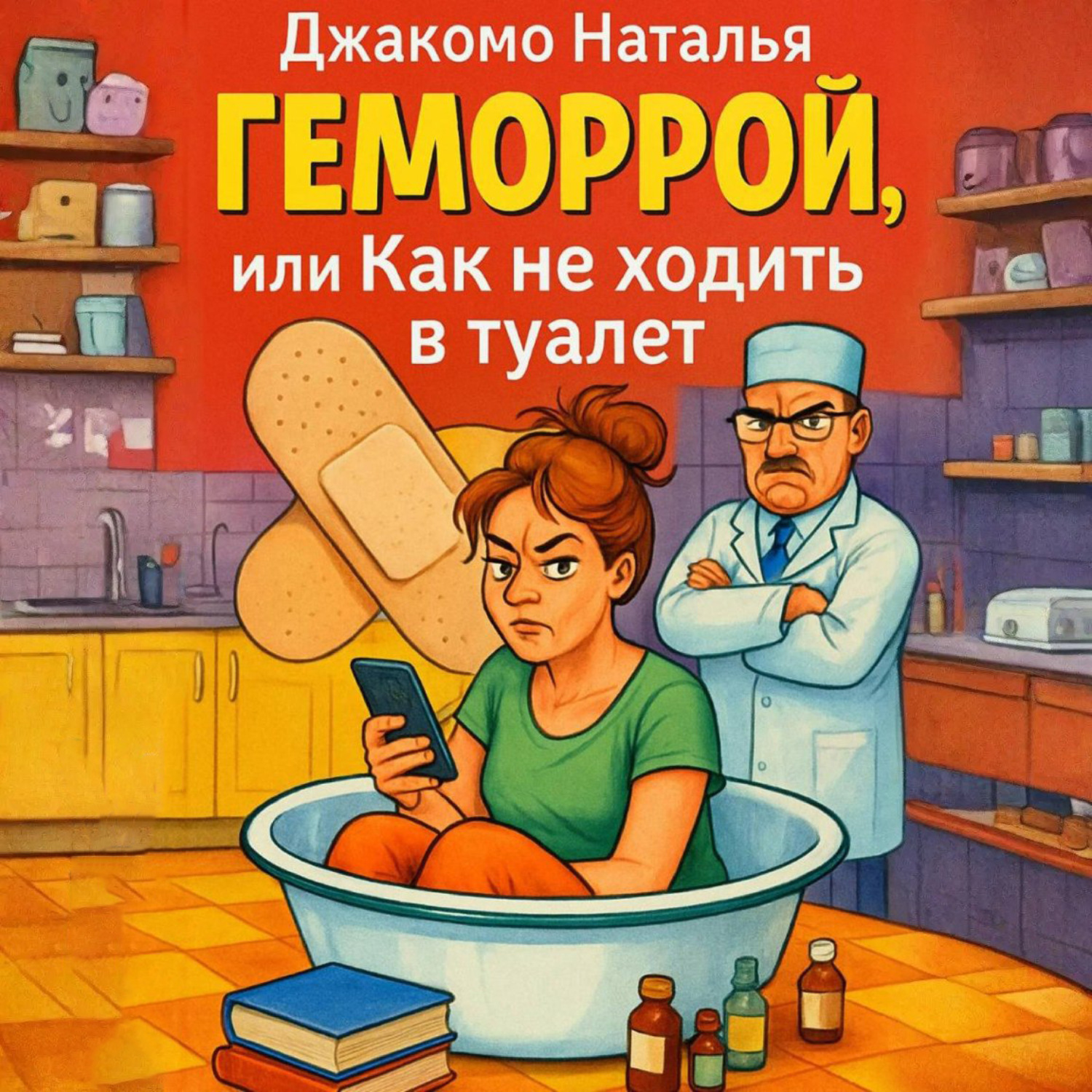 Обложка книги «Геморрой или как не ходить в туалет»