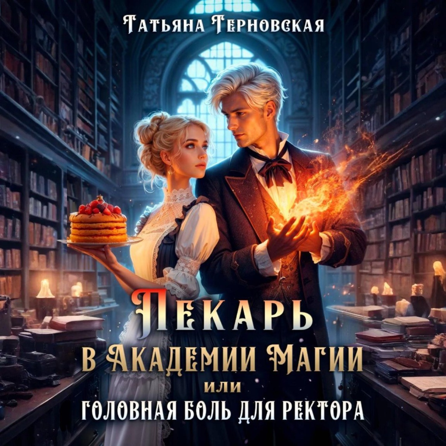 Обложка книги «Пекарь в Академии Магии или головная боль для ректора»