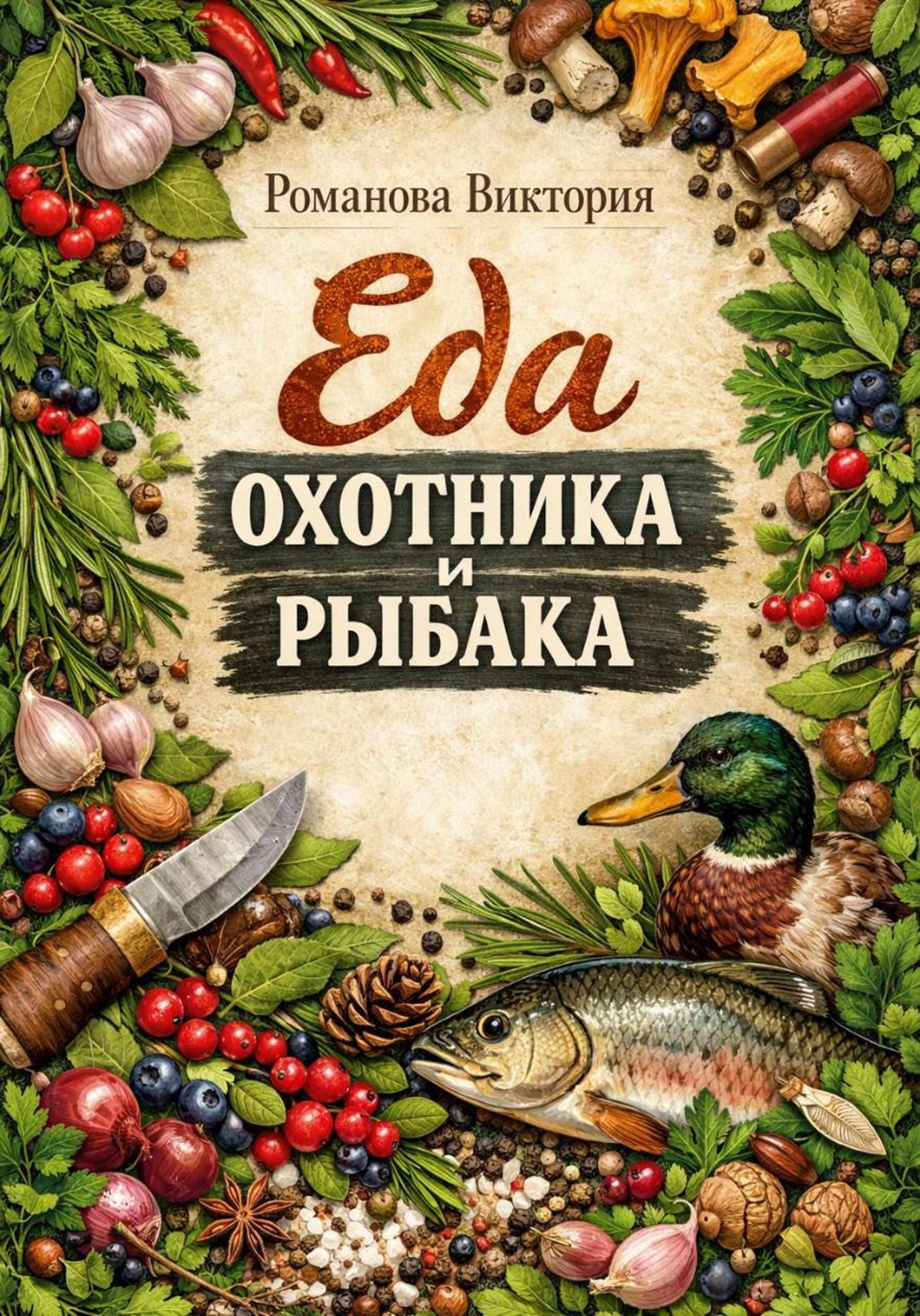 Обложка книги «Еда охотника и рыбака»