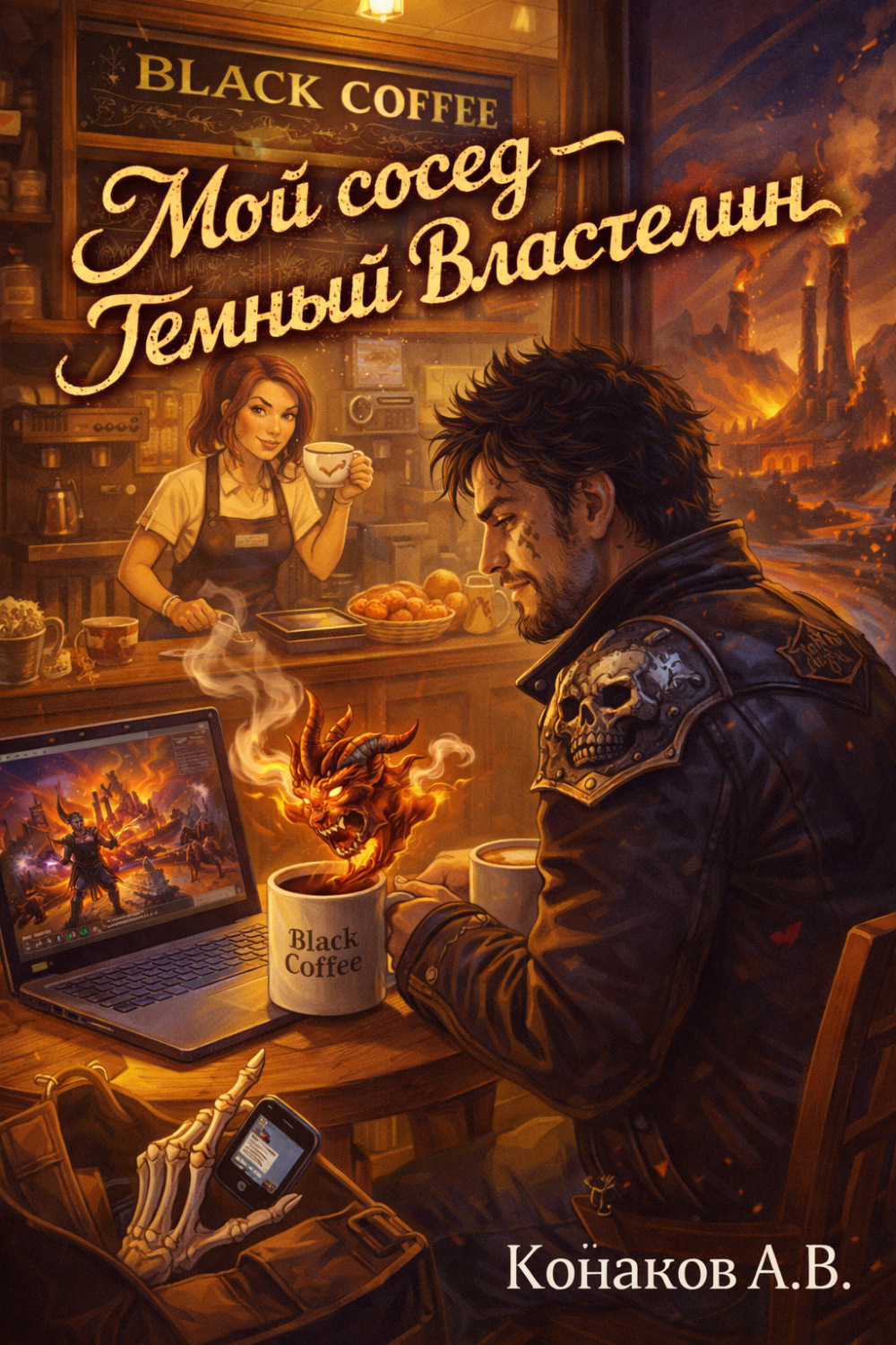 Обложка книги «Мой сосед – Темный Властелин»