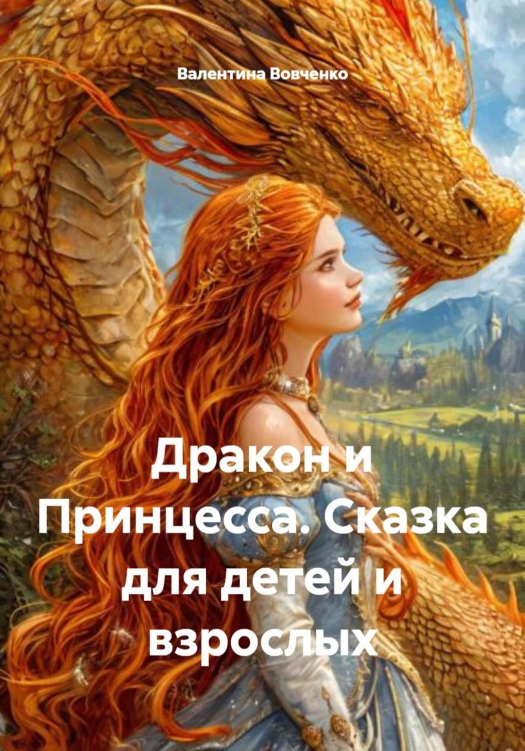 Обложка книги «Дракон и Принцесса. Сказка для детей и взрослых»