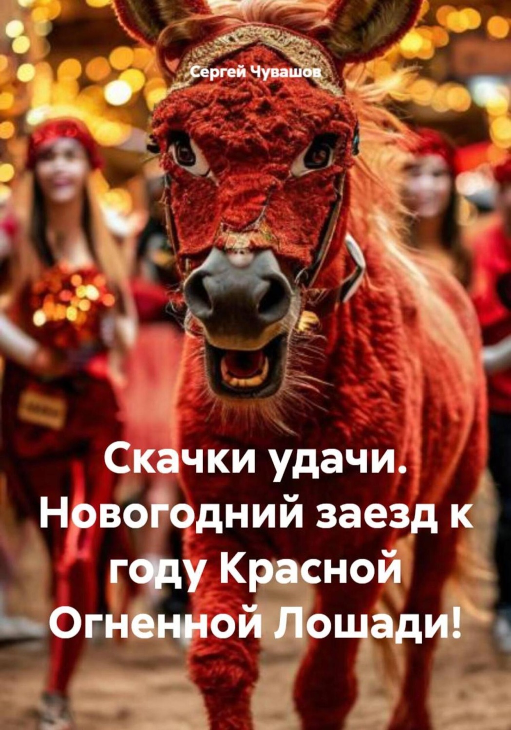 Обложка книги «Скачки удачи. Новогодний заезд к году Красной Огненной Лошади!»