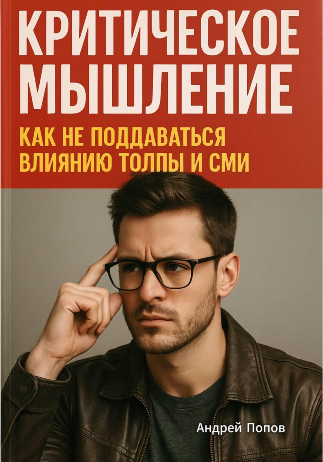 Обложка книги «Критическое мышление: как не поддаваться влиянию толпы и СМИ»