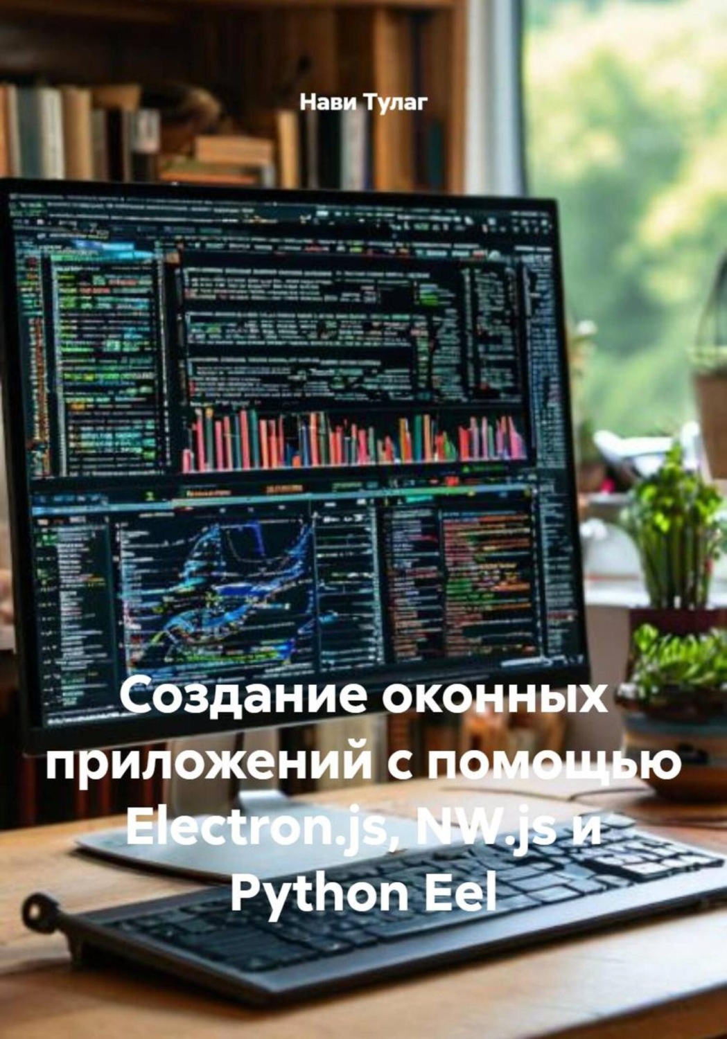 Обложка книги «Создание оконных приложений с помощью Electron.js, NW.js и Python Eel»