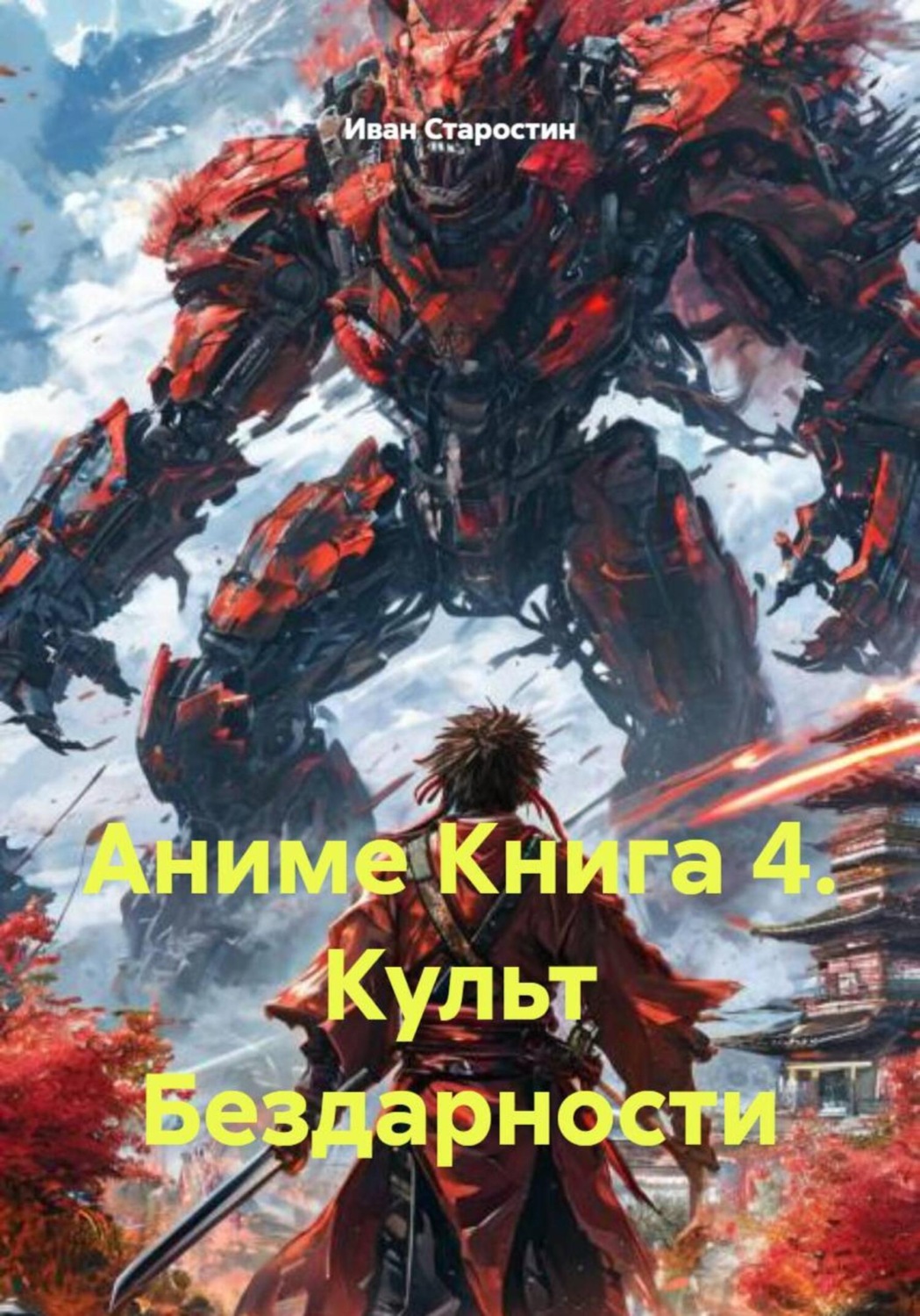 Обложка книги «Аниме Книга 4. Культ Бездарности»