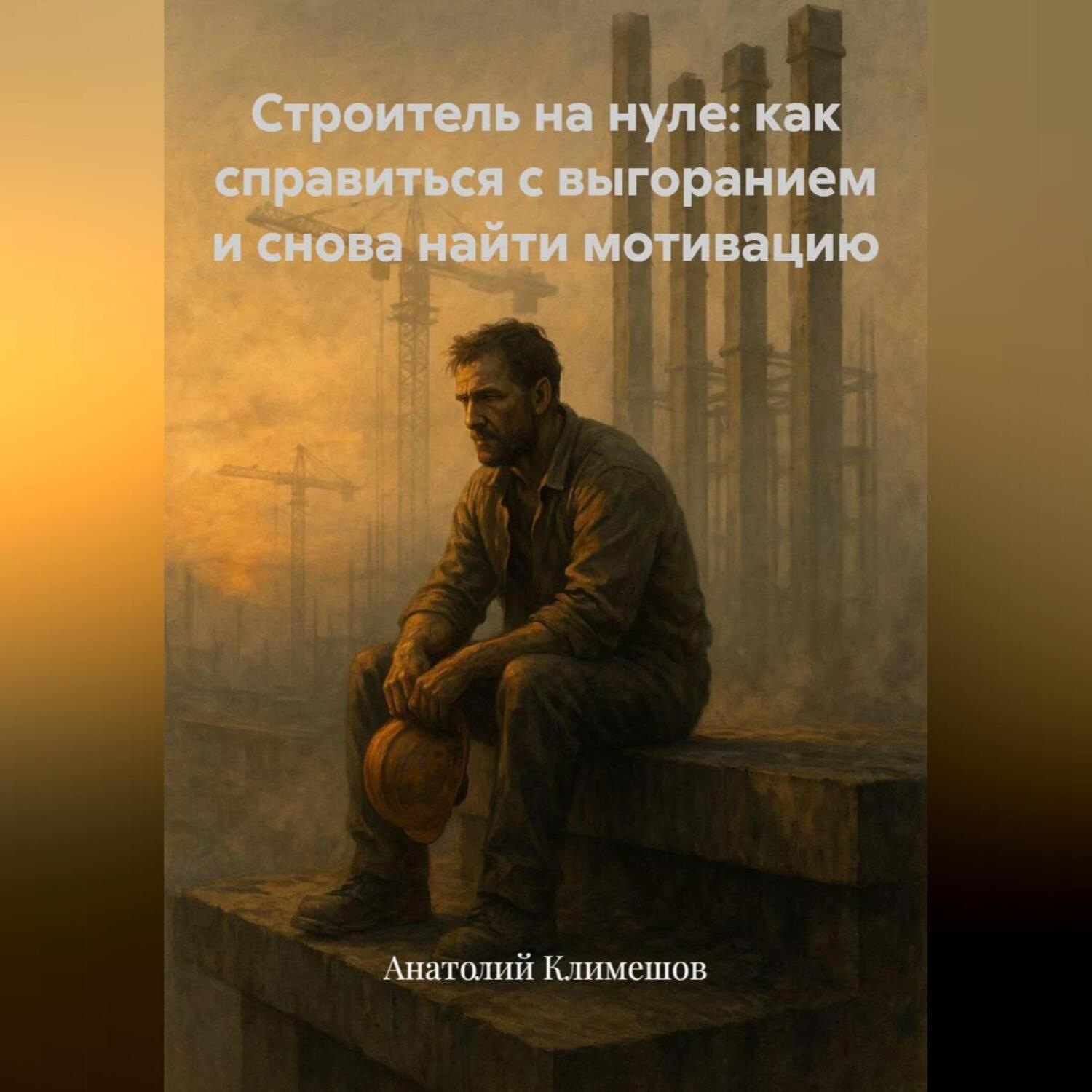 Обложка книги «Строитель на нуле: как справиться с выгоранием и снова найти мотивацию»