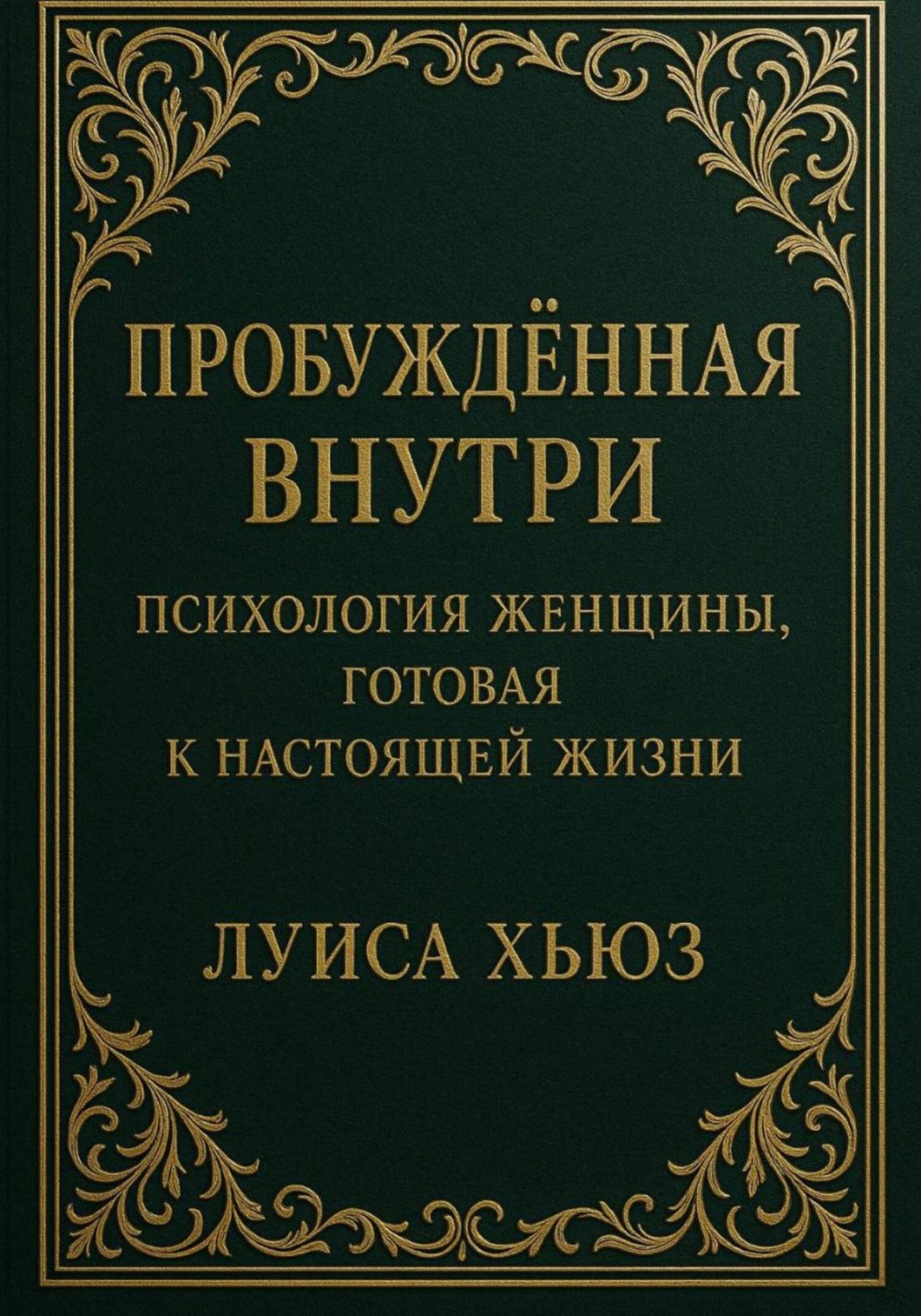 Обложка книги «Пробуждённая внутри. Психология женщины, готовая к настоящей жизни»