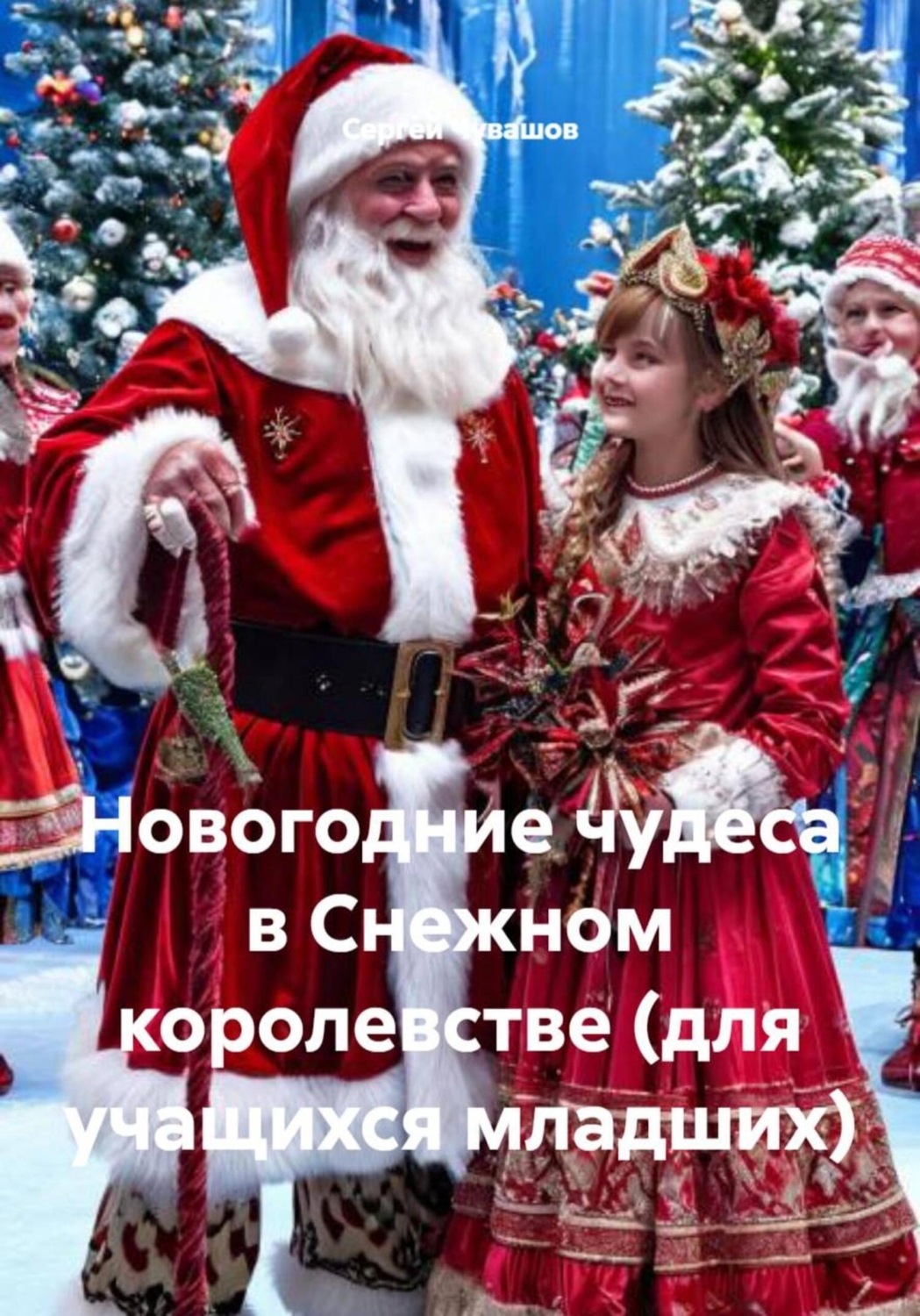 Обложка книги «Новогодние чудеса в Снежном королевстве (для учащихся младших)»