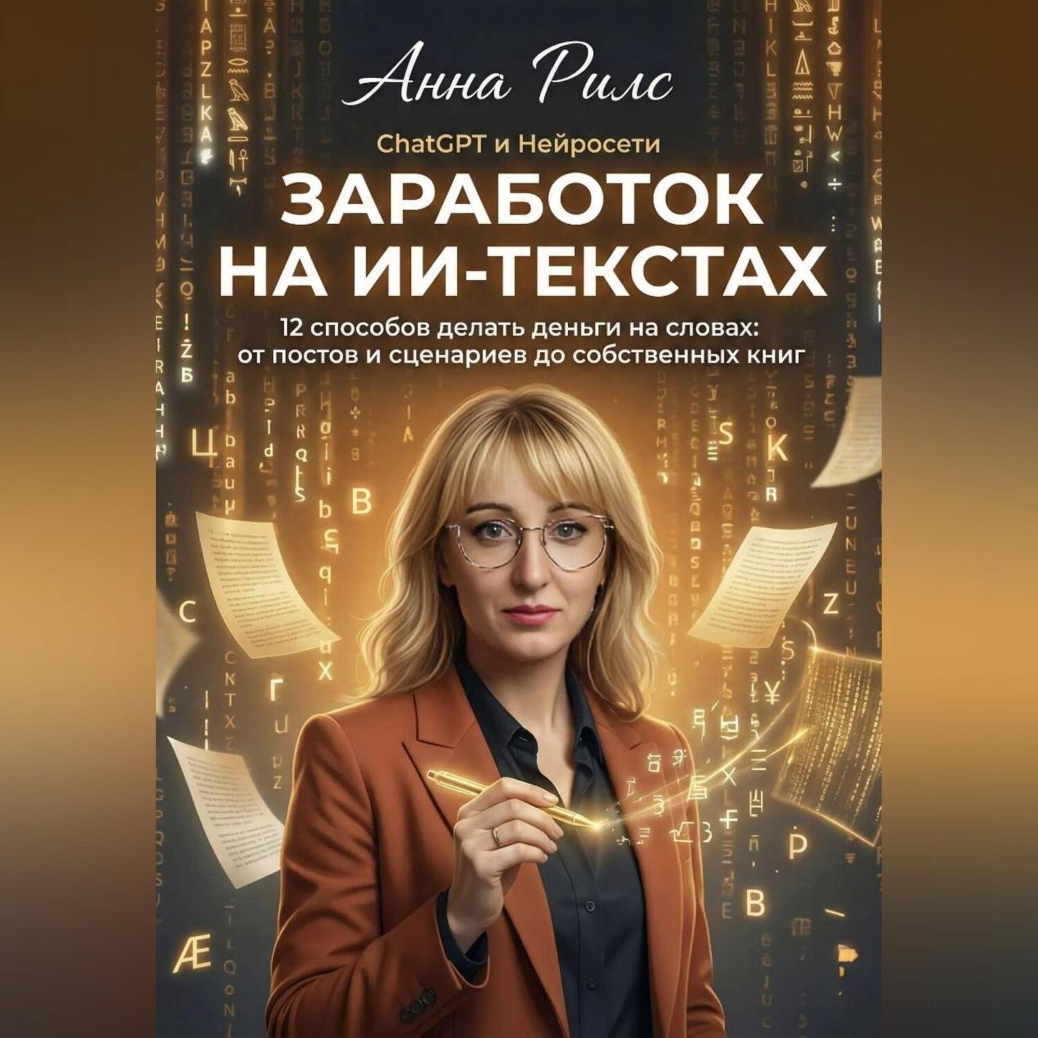 Обложка книги «Заработок на ИИ-текстах»