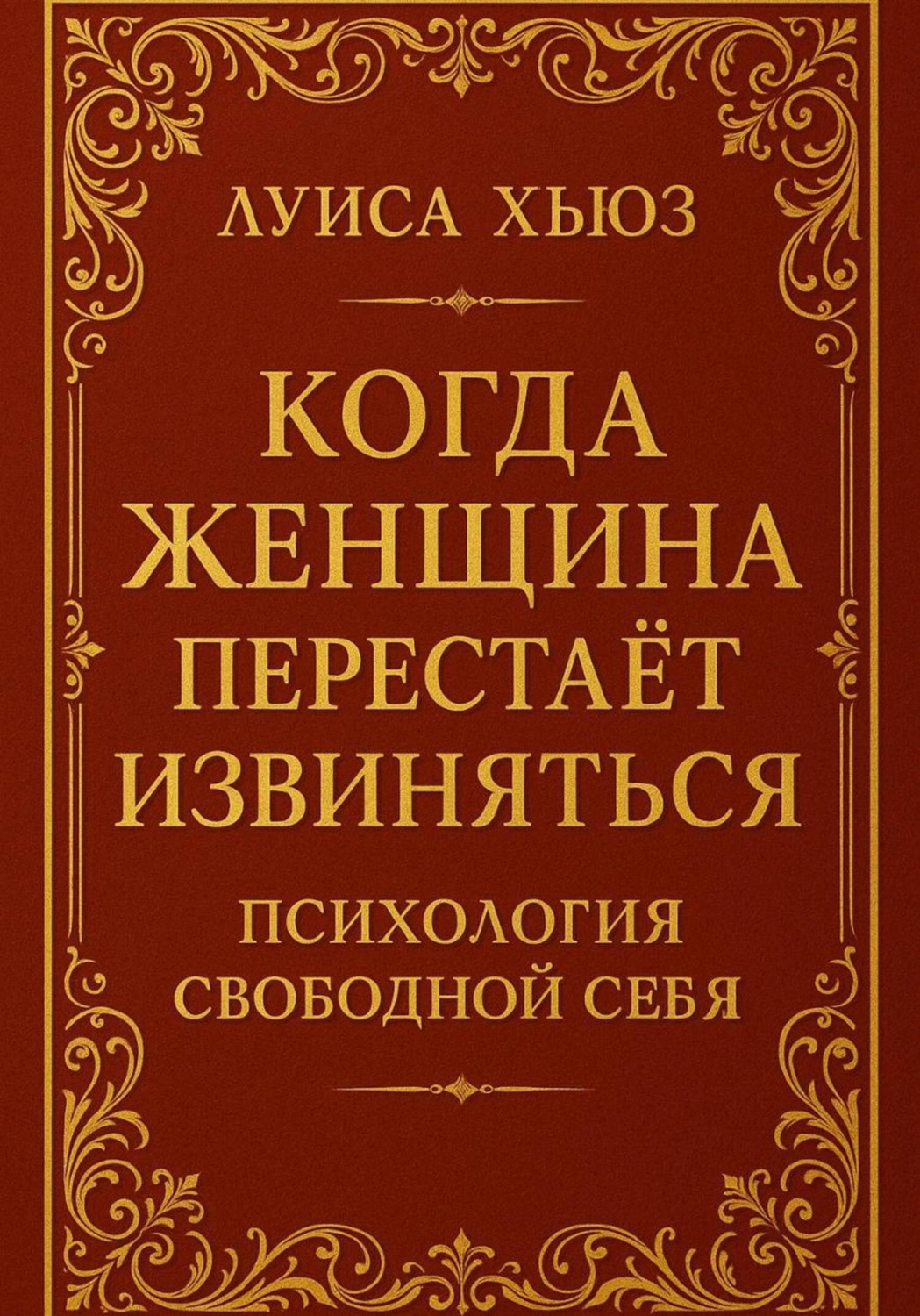 Обложка книги «Когда женщина перестаёт извиняться. Психология свободной себя»