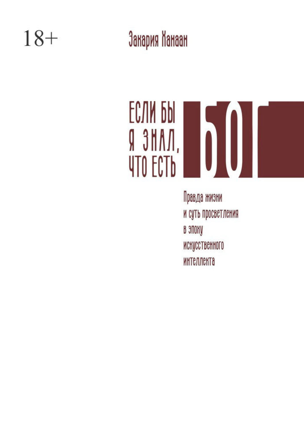 Обложка книги «Если бы я знал, что есть Бог. Правда жизни и суть просветления в эпоху искусственного интеллекта»