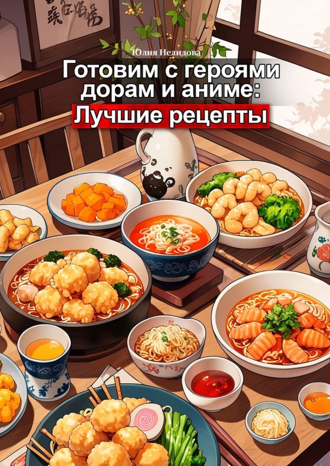 Обложка книги «Готовим с героями дорам и аниме: Лучшие рецепты»