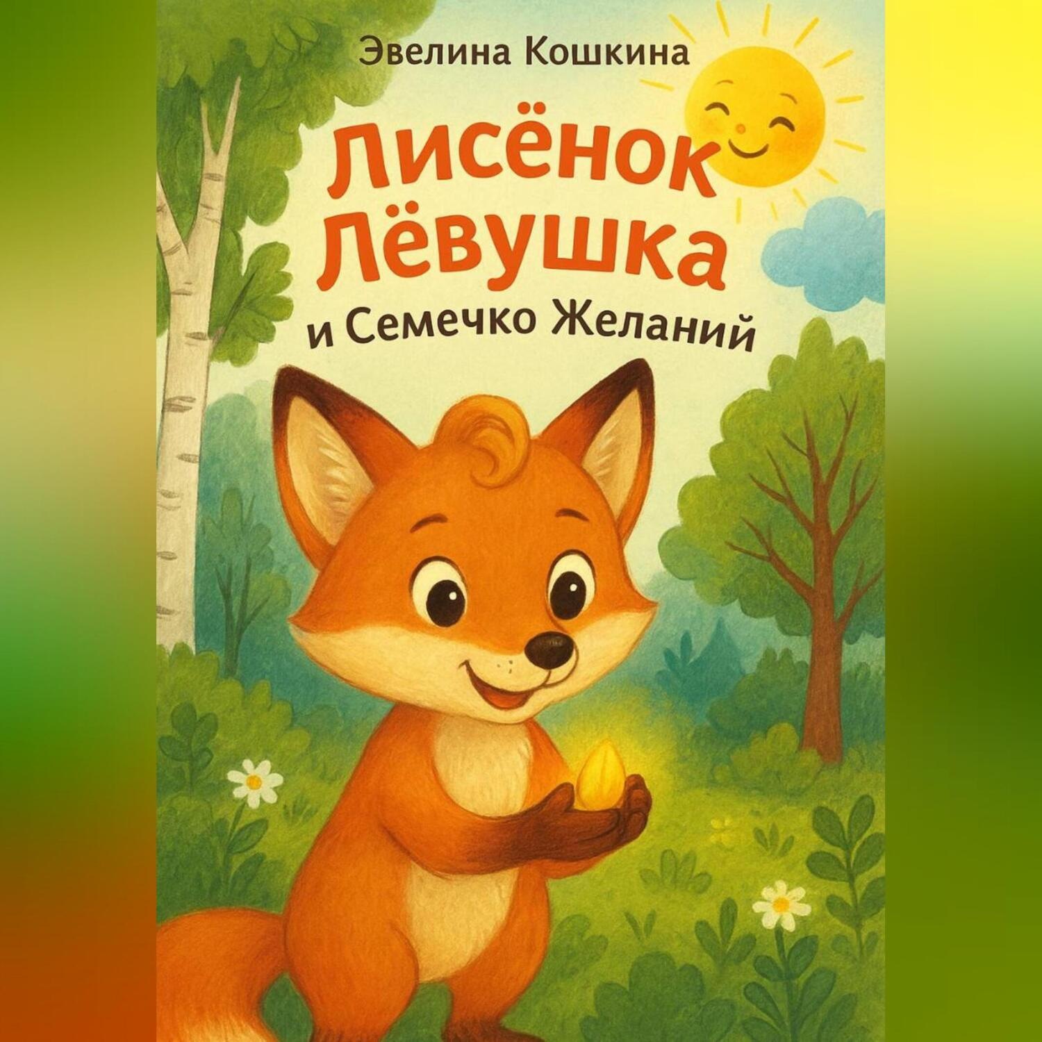 Обложка книги «Лисёнок Лёвушка и Семечко Желаний»