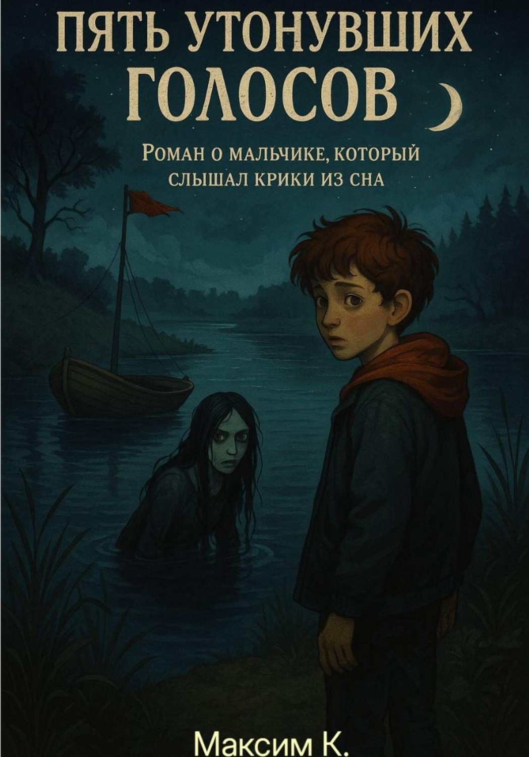 Обложка книги «Пять утонувших голосов»