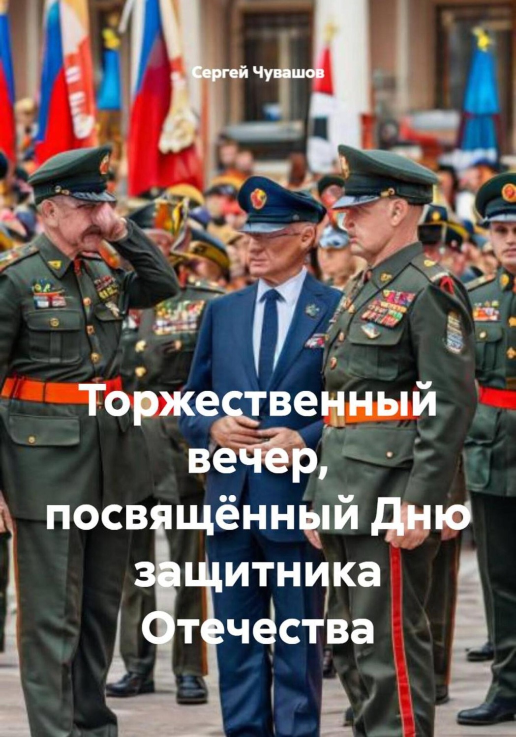 Обложка книги «Торжественный вечер, посвящённый Дню защитника Отечества»
