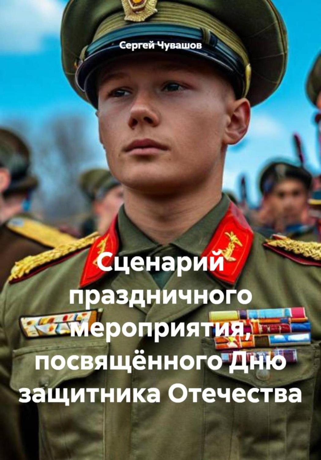 Обложка книги «Сценарий праздничного мероприятия, посвящённого Дню защитника Отечества»