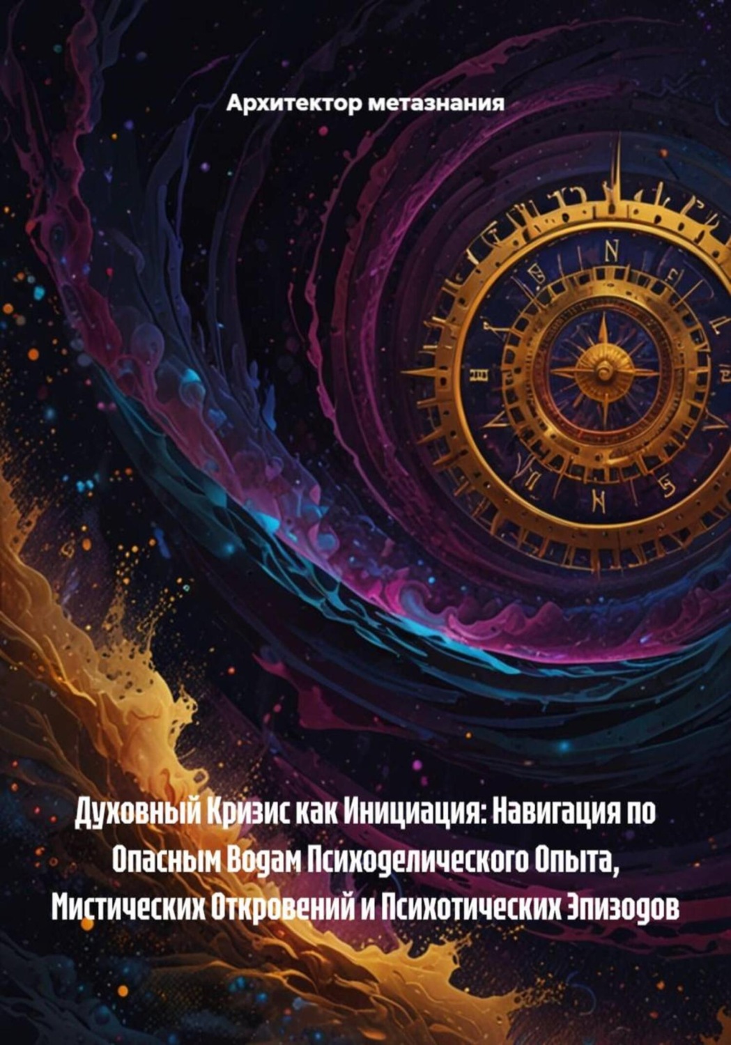 Обложка книги «Духовный Кризис как Инициация: Навигация по Опасным Водам Психоделического Опыта, Мистических Откровений и Психотических Эпизодов»