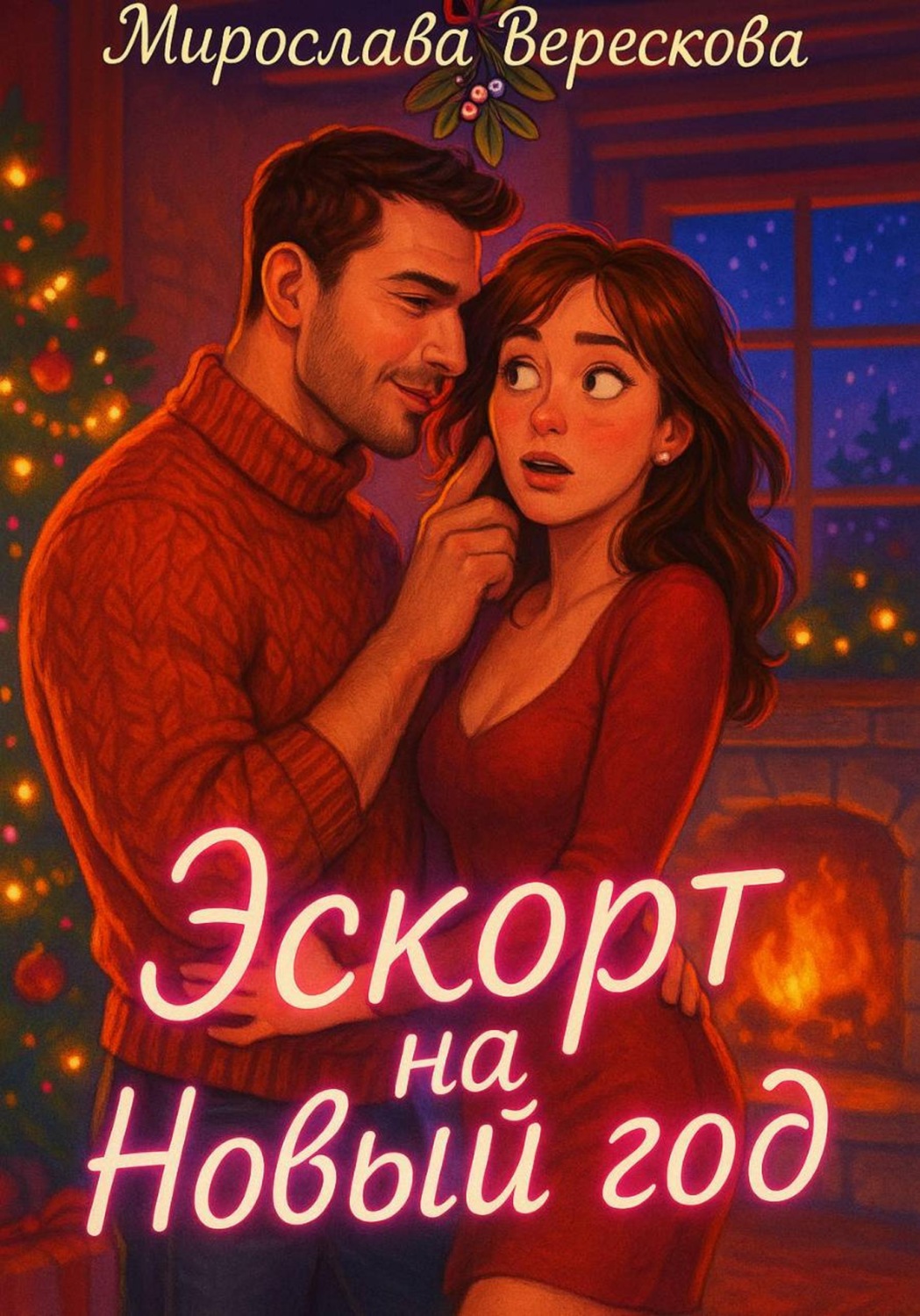 Обложка книги «Эскорт на Новый год»