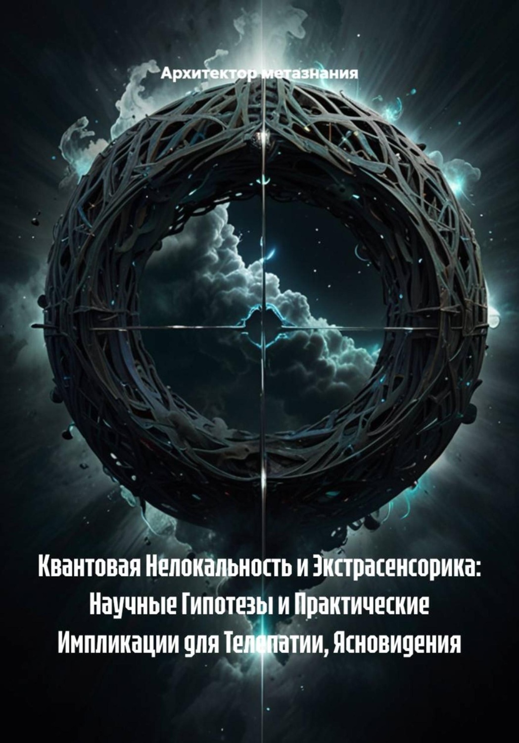 Обложка книги «Квантовая Нелокальность и Экстрасенсорика: Научные Гипотезы и Практические Импликации для Телепатии, Ясновидения»
