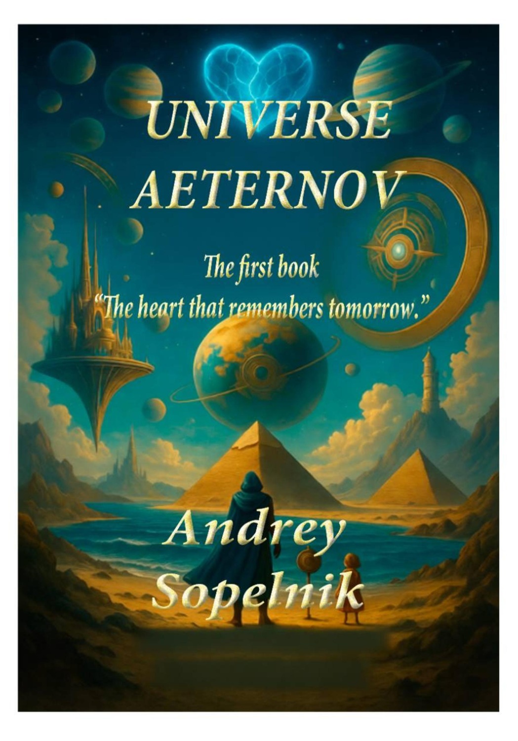 Обложка книги «UNIVERSE AETERNOV The first book The heart that remembers tomorrow»