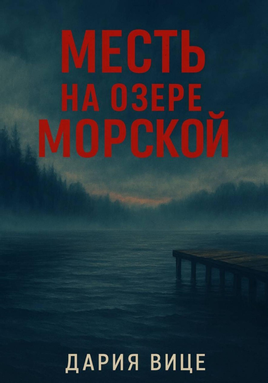 Обложка книги «Месть на озере Морской»