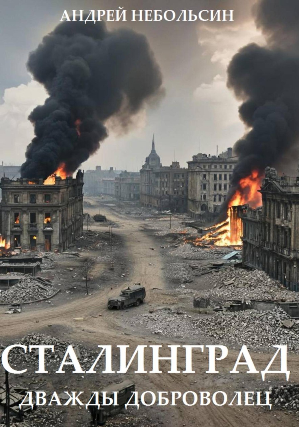 Обложка книги «Сталинград. Дважды доброволец»