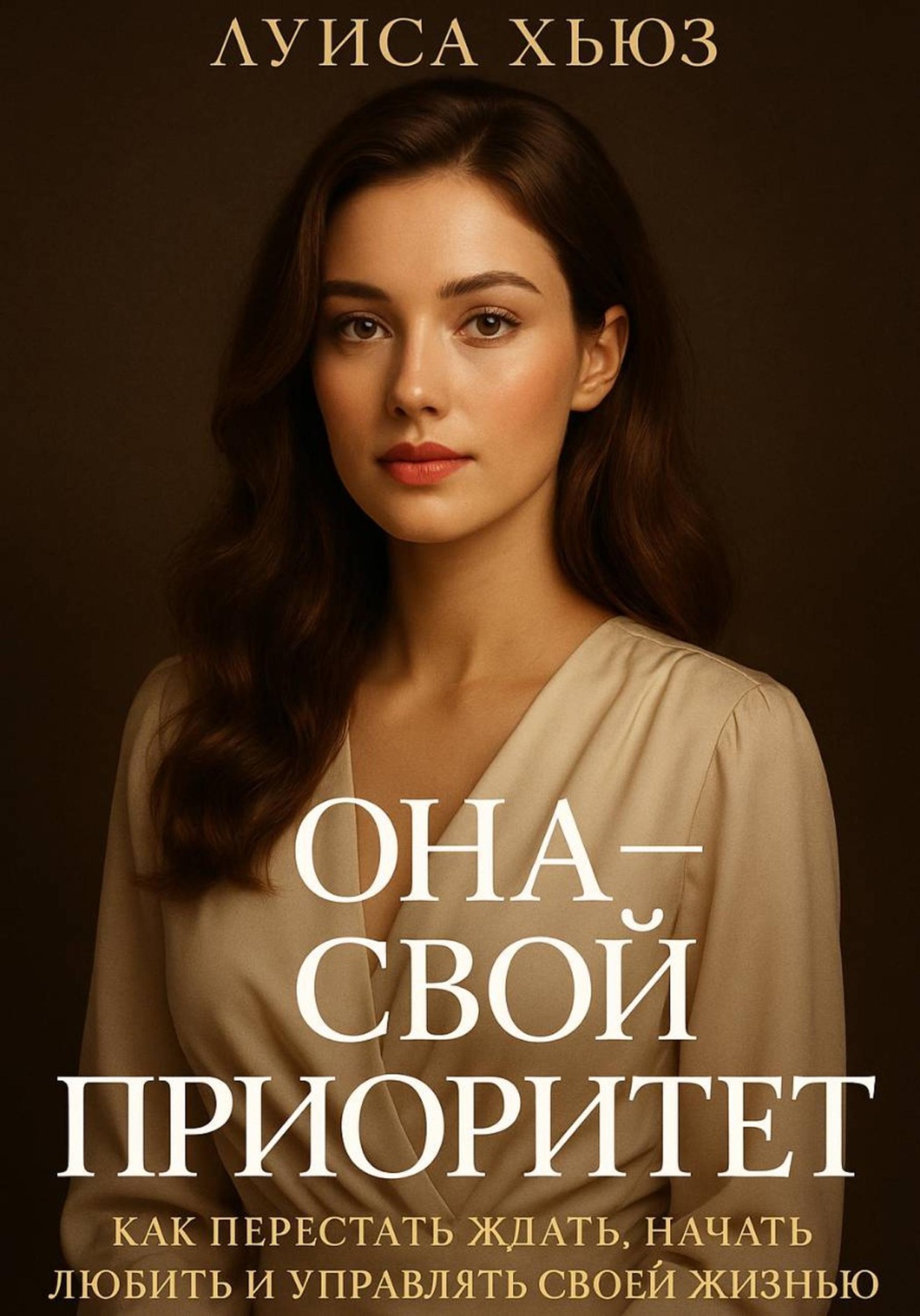 Обложка книги «Она – свой приоритет. Как перестать ждать, начать любить и управлять своей жизнью»