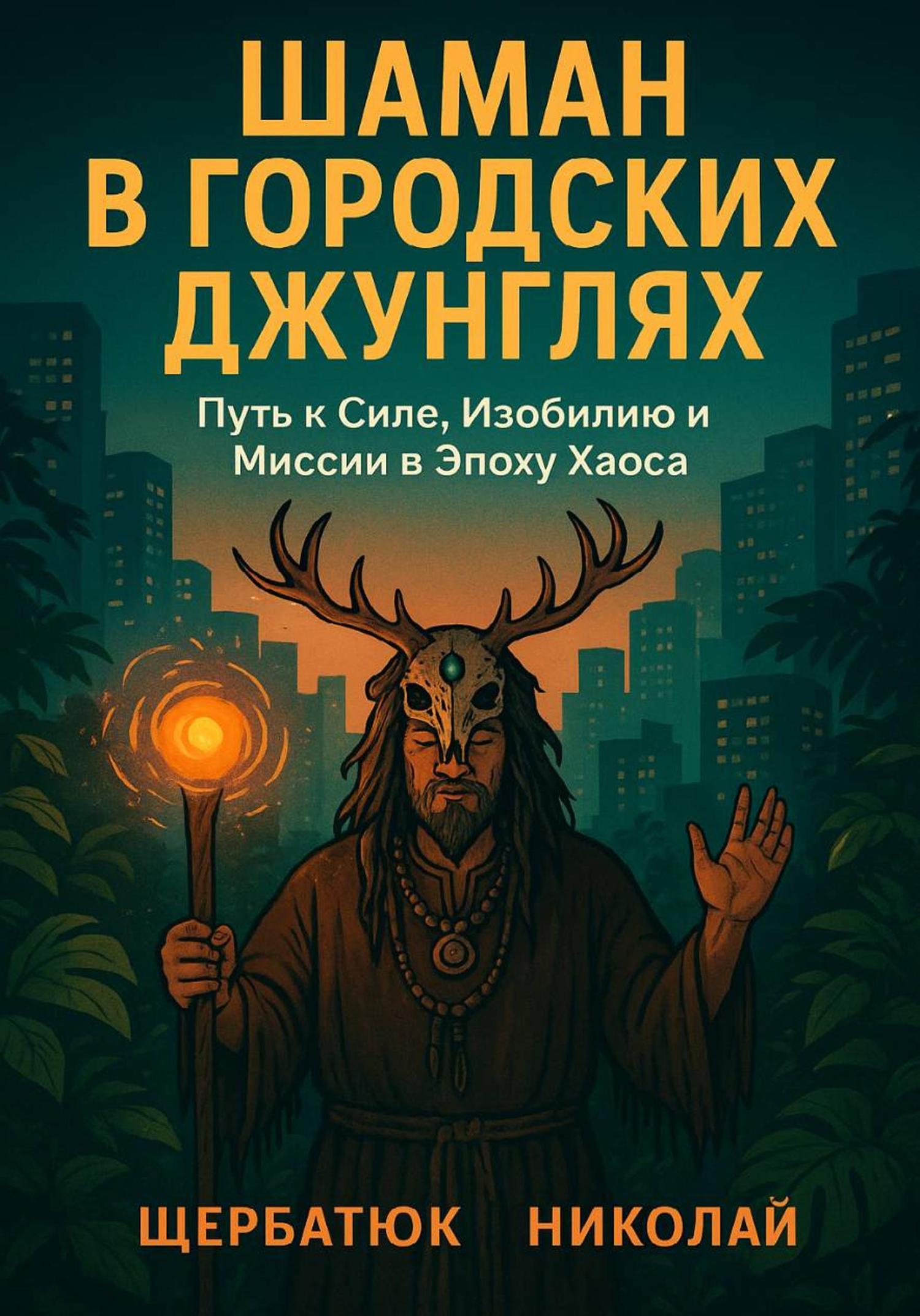Обложка книги «Шаман В Городских Джунглях: Путь к Силе, Изобилию и Миссии в Эпоху Хаоса»