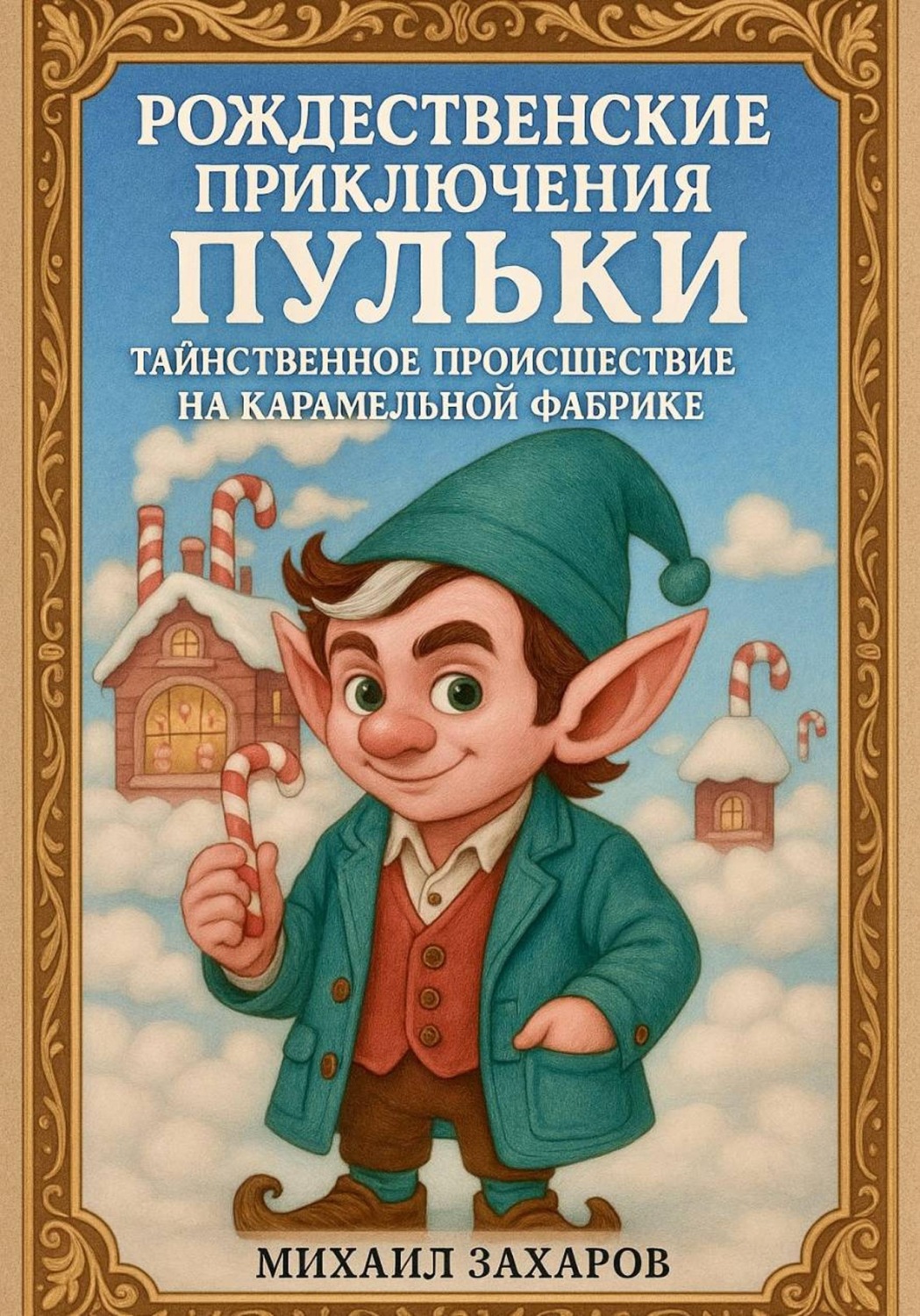 Обложка книги «Рождественские приключения Пульки: таинственное происшествие на карамельной фабрике»