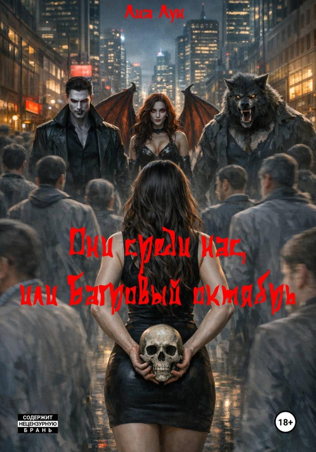 Обложка книги «Они среди нас, или Багровый октябрь»