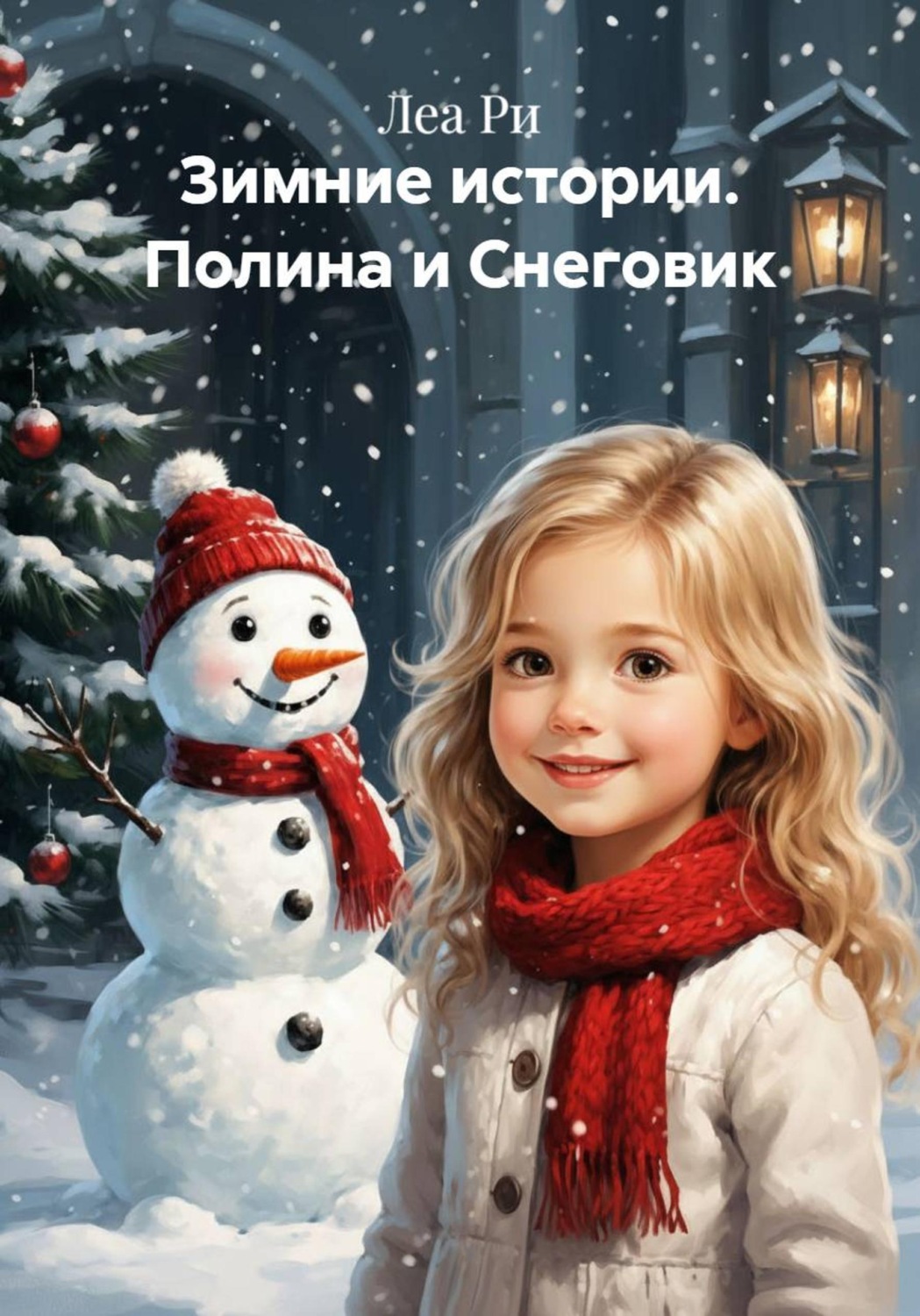 Обложка книги «Зимние истории. Полина и Снеговик»