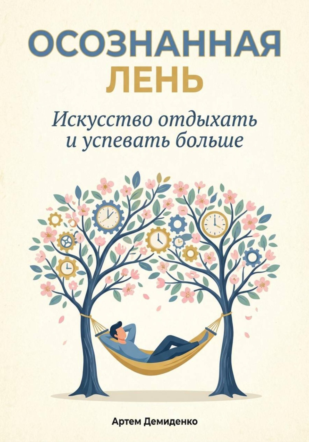 Обложка книги «Осознанная Лень: Искусство отдыхать и успевать больше»