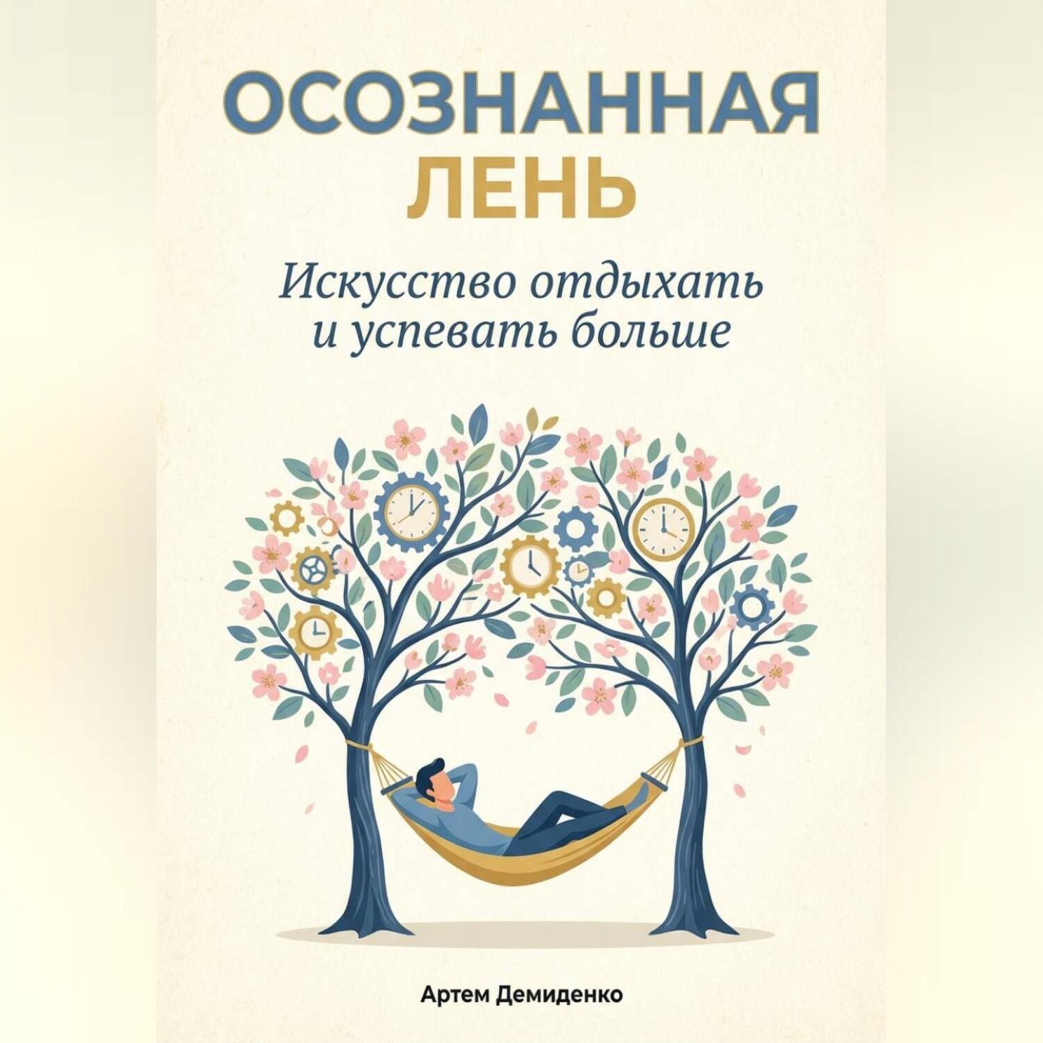 Обложка книги «Осознанная Лень: Искусство отдыхать и успевать больше»