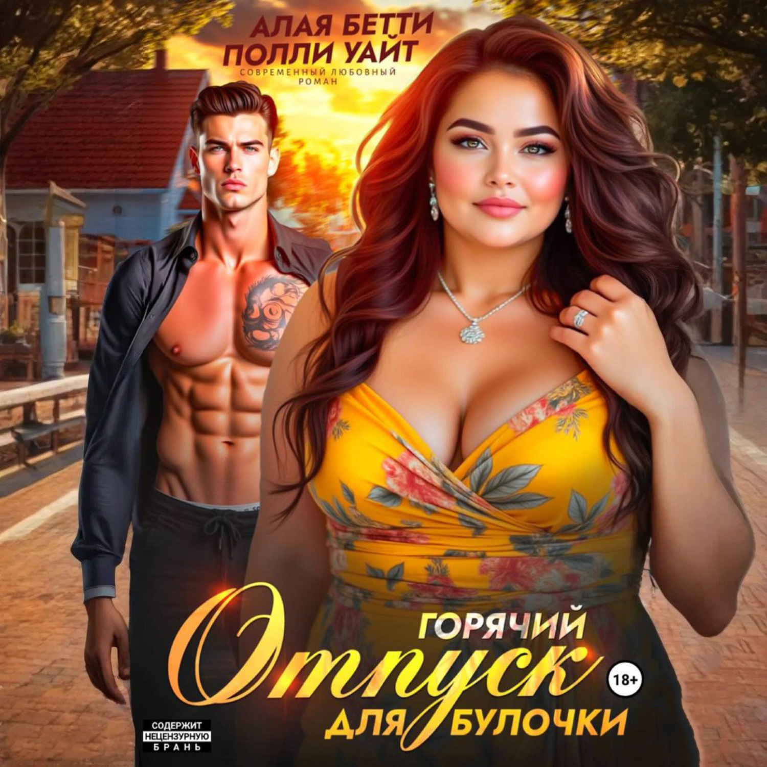 Обложка книги «Горячий отпуск для булочки»
