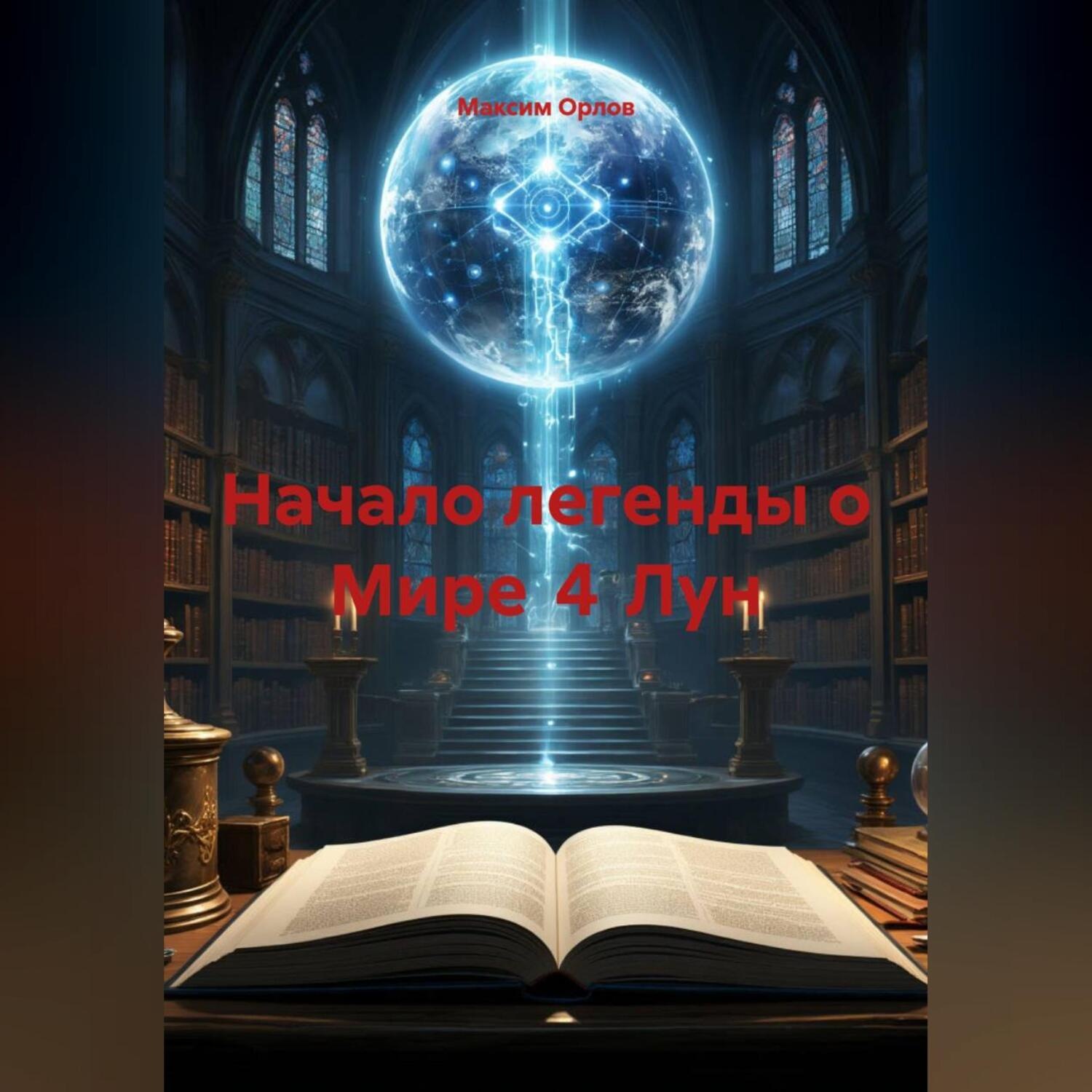 Обложка книги «Начало легенды о Мире 4 Лун»