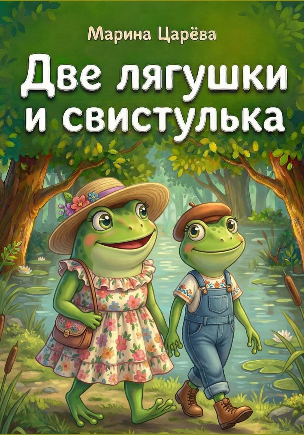 Обложка книги «Две лягушки и свистулька»