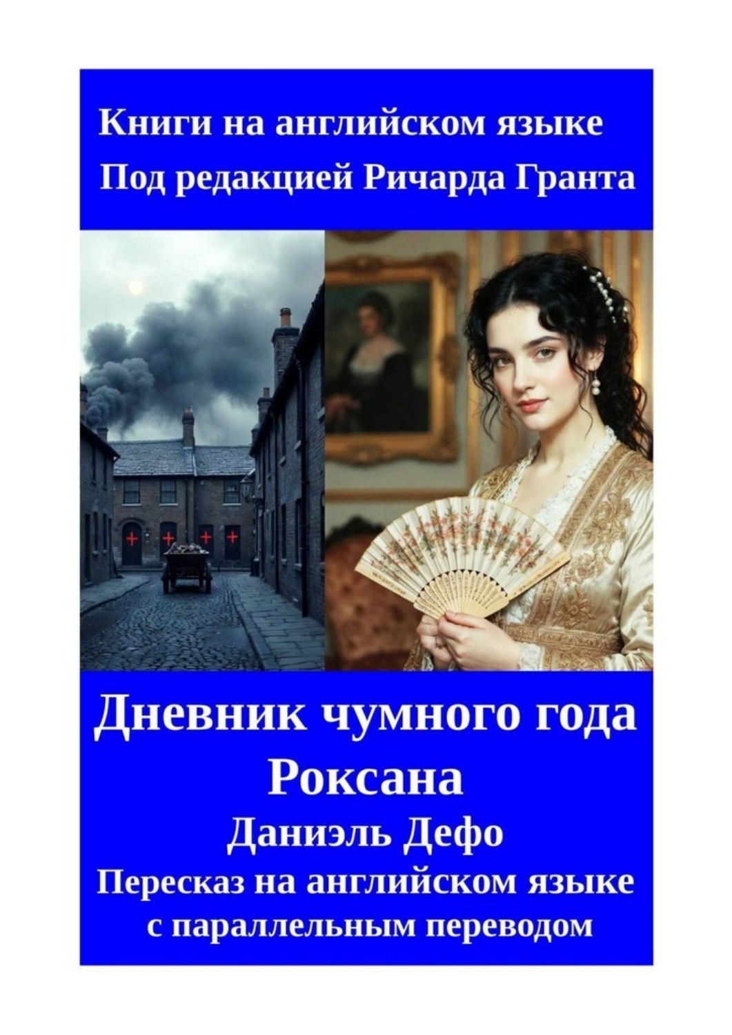 Обложка книги «Дневник чумного года. Роксана. Пересказ на английском языке с параллельным переводом»