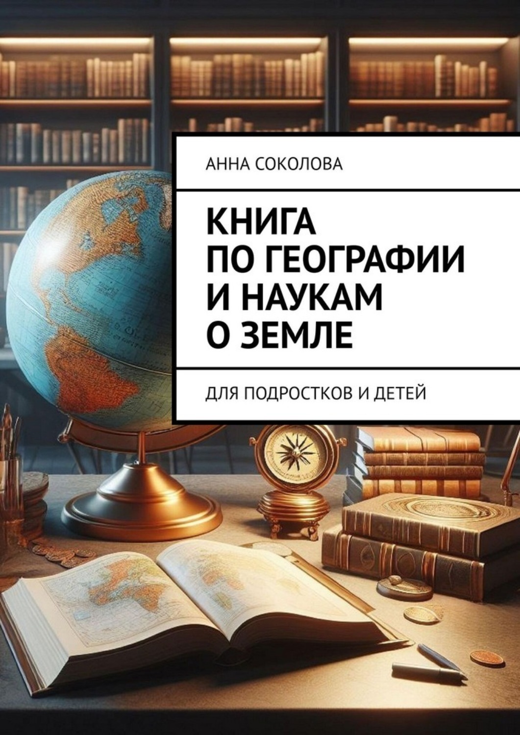 Обложка книги «Книга по географии и наукам о Земле. Для подростков и детей»